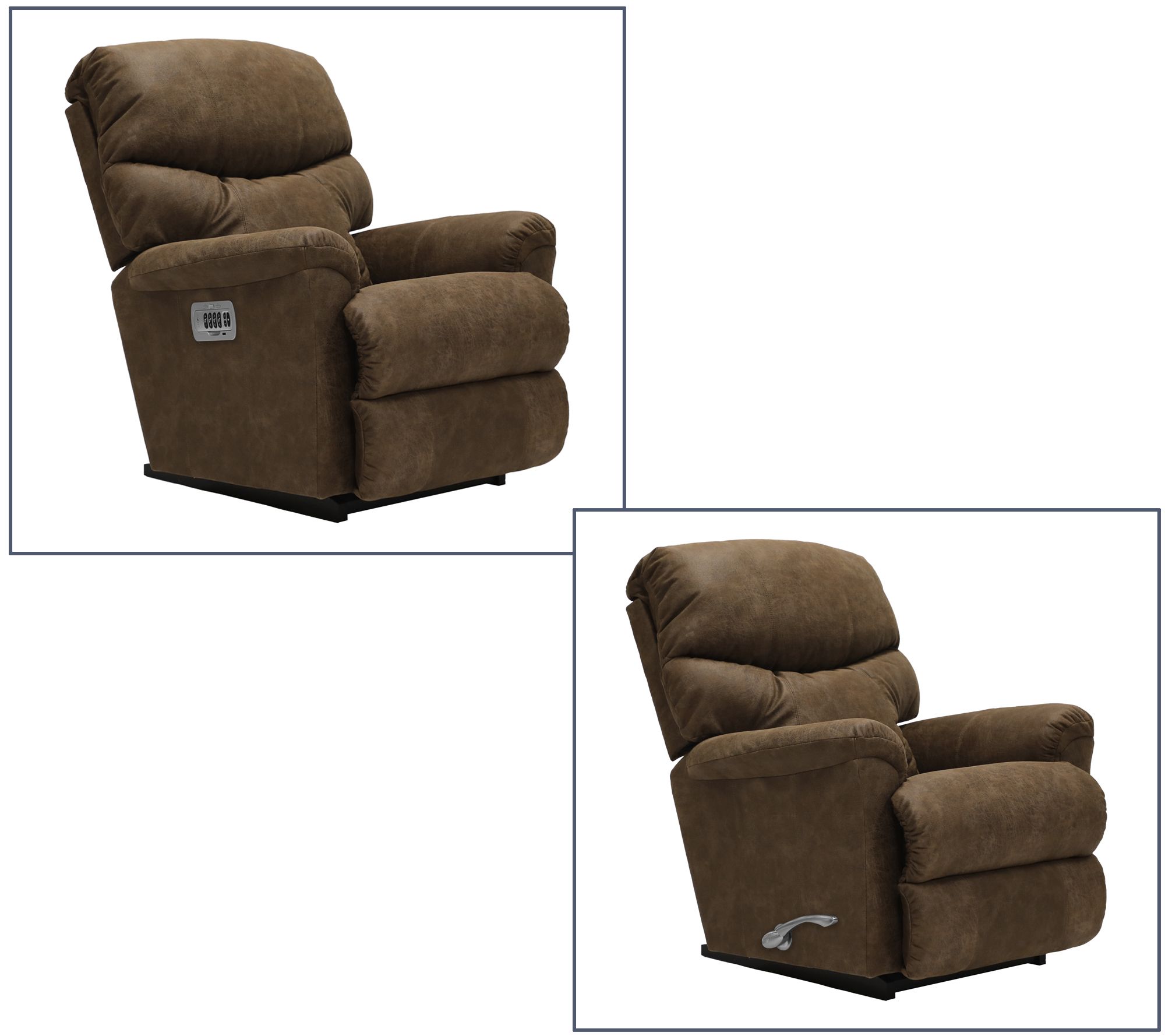 La-Z Boy Larson Manual or Power XR+ Rocker Recliner