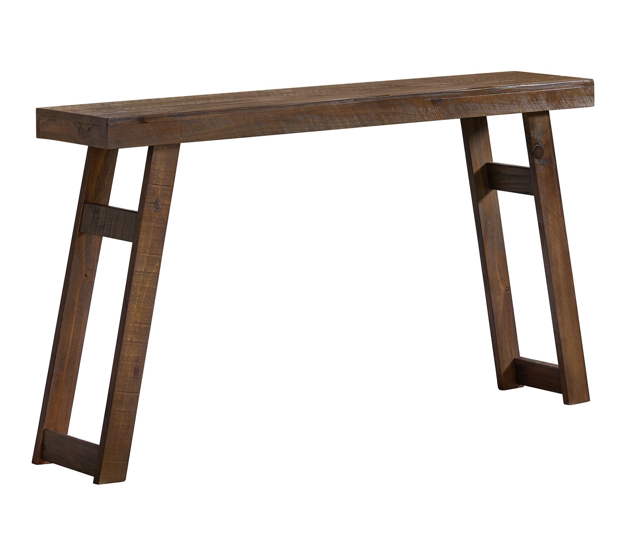 Alaterre Furniture Lawas Solid Wood 56" ConsoleEntryway Table