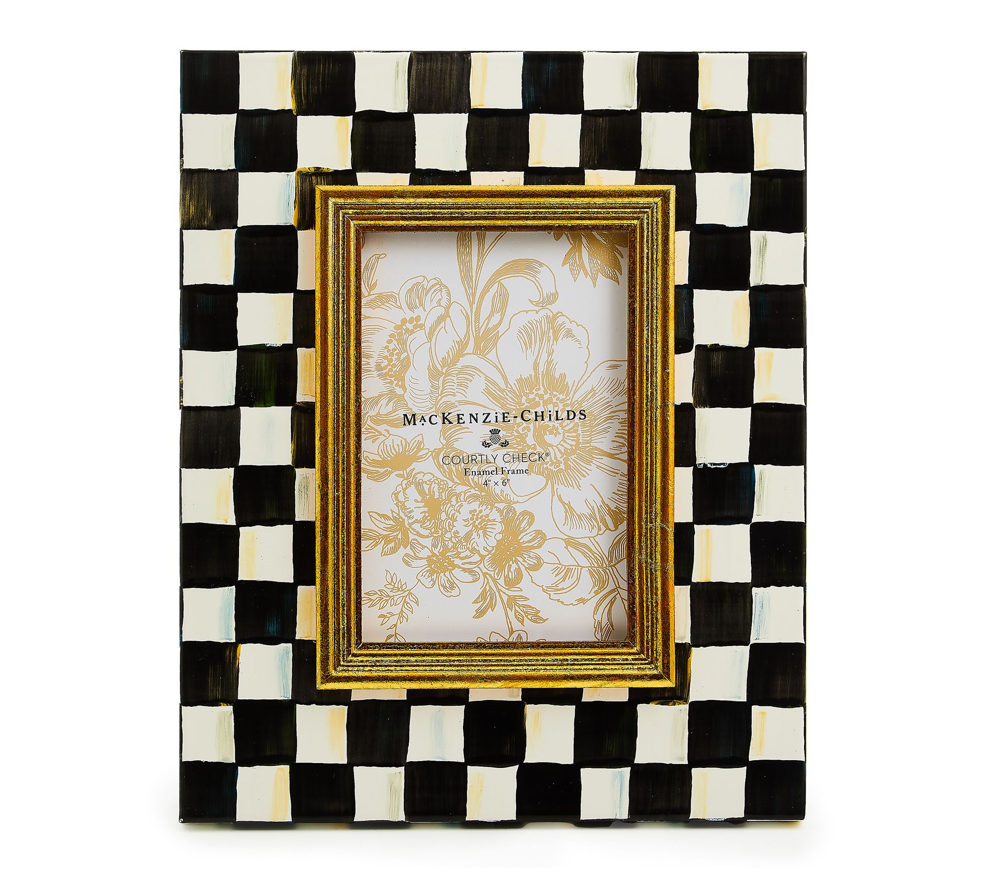 MacKenzie-Childs Check 4" x 6" Frame
