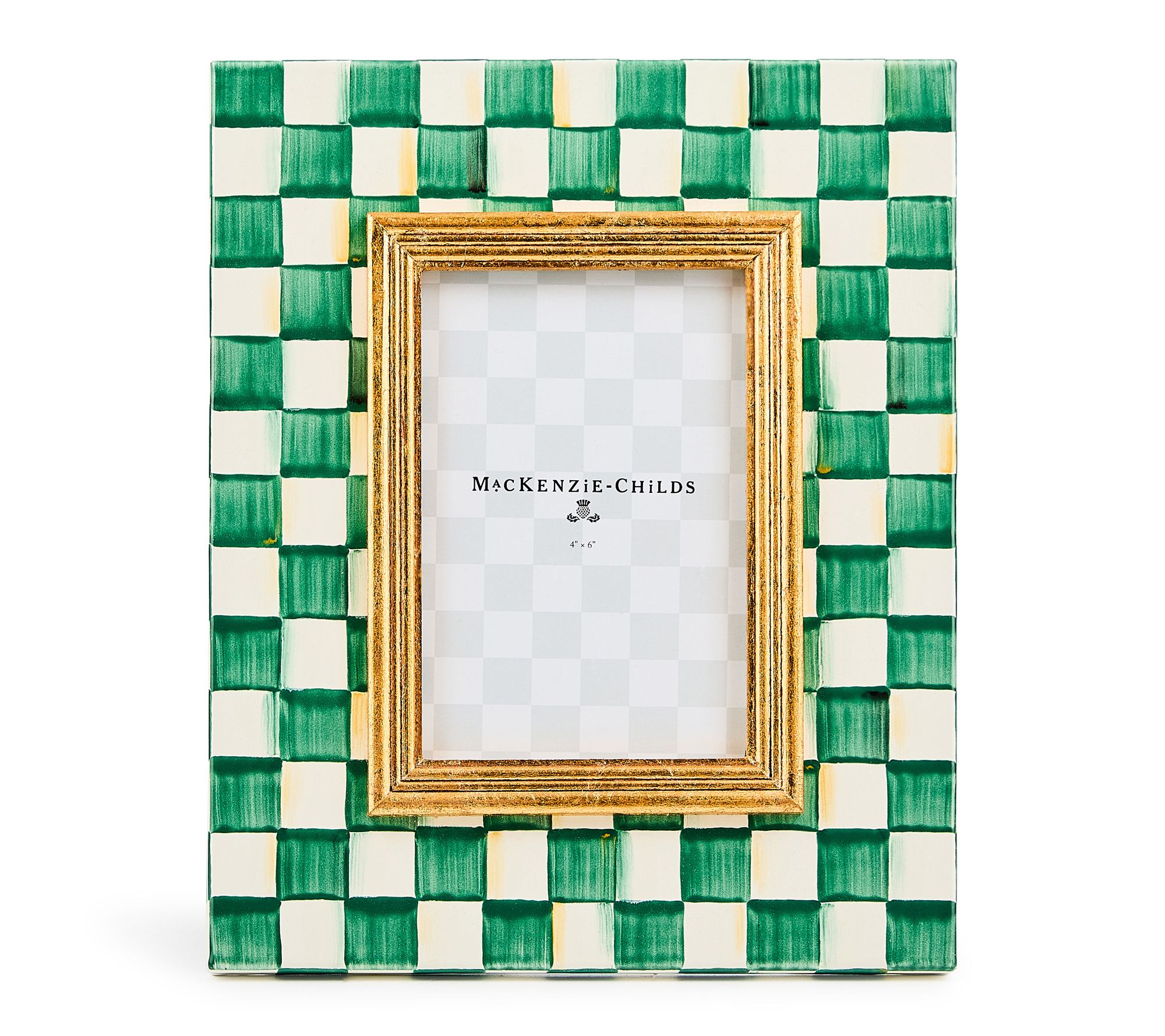 MacKenzie-Childs Check 4" x 6" Frame