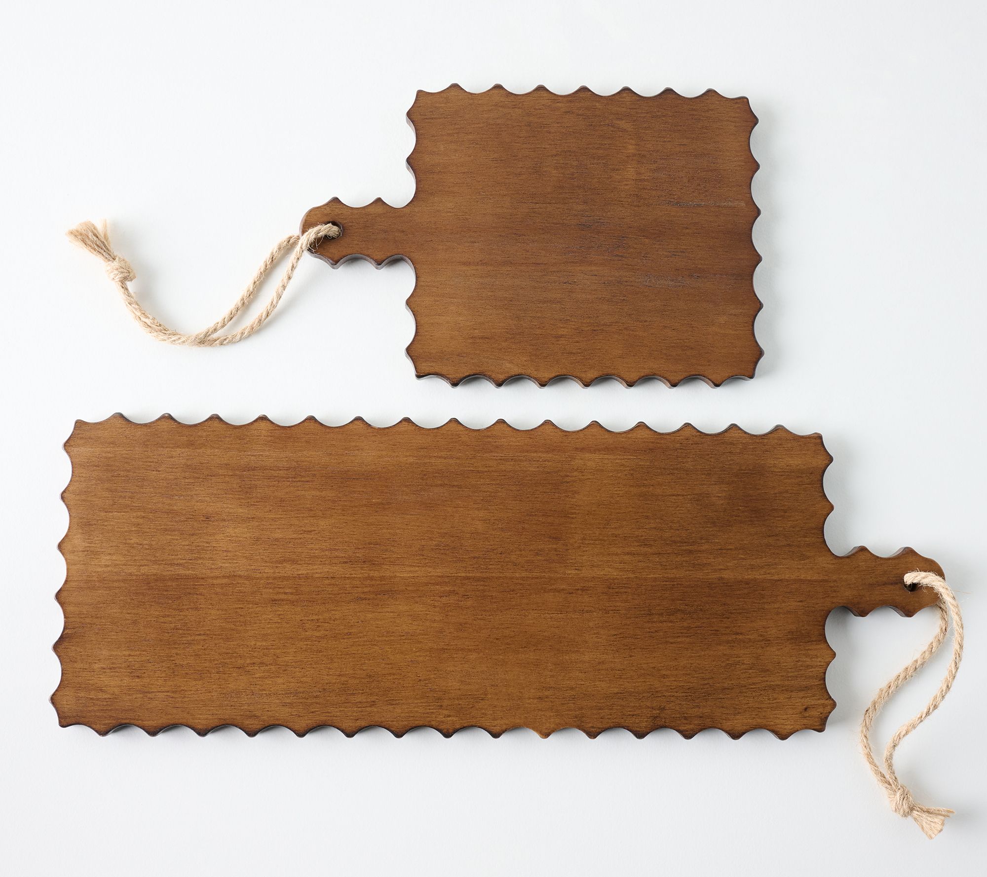 Home Reflections Set Set of 2 Wooden Cutting Boards