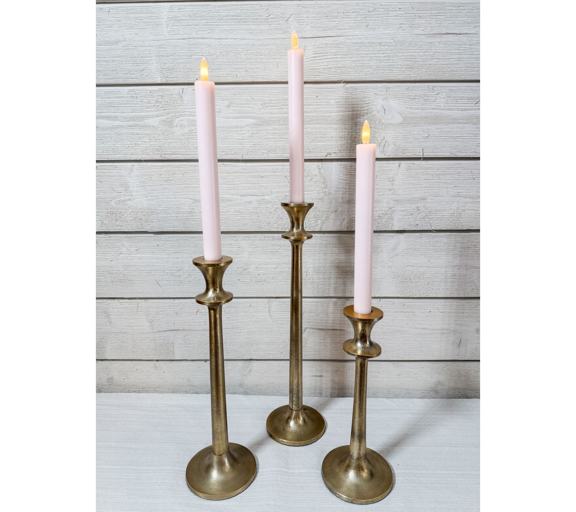 "As Is" Simply Stunning Set of 3 Spring Taper Set by Janine Graff