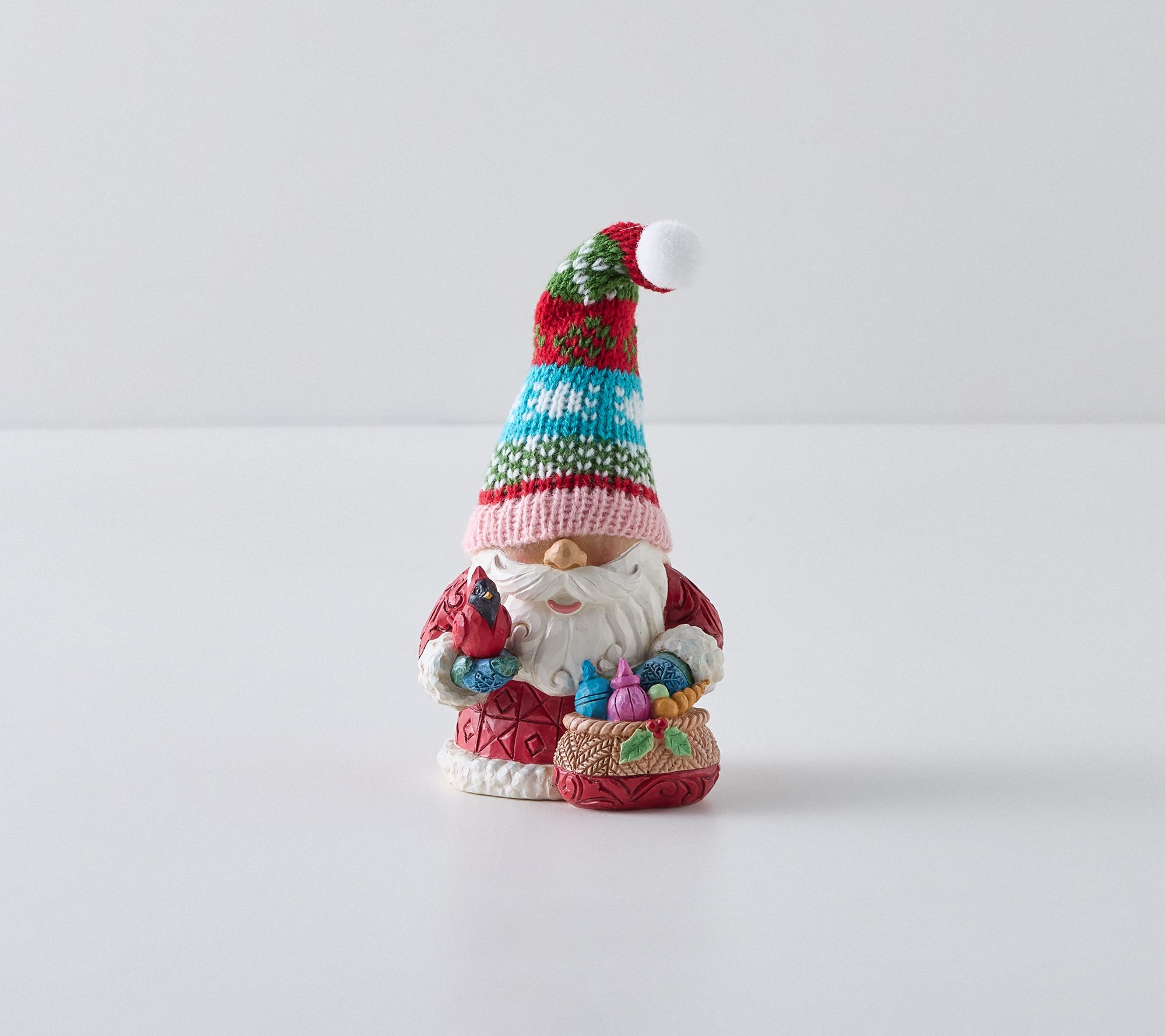 Jim Shore Heartwood Creek Holiday Gnome with Knit Hat | QVC