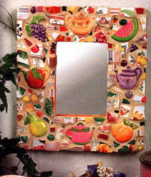 Carol Smith's Tea and Fruit Mirror Frame Kit 