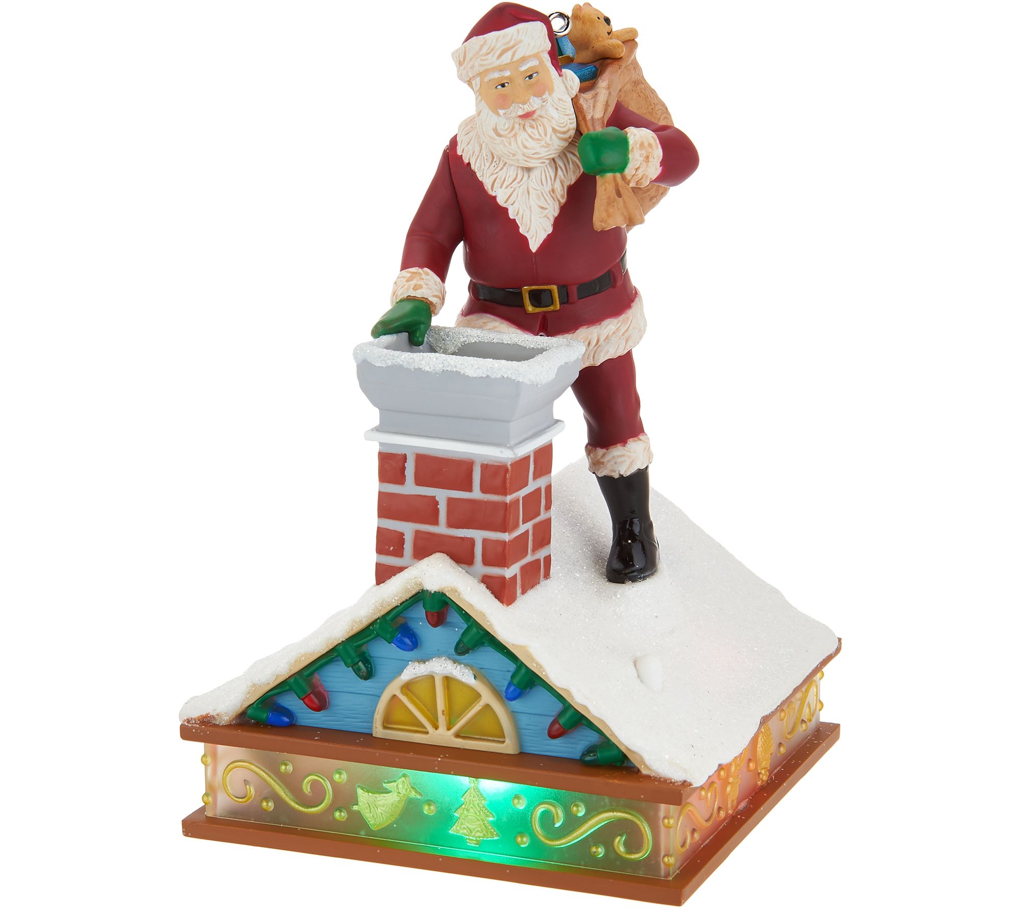 Hallmark Keepsake "Up On The Housetop"Magic Cord Ornament