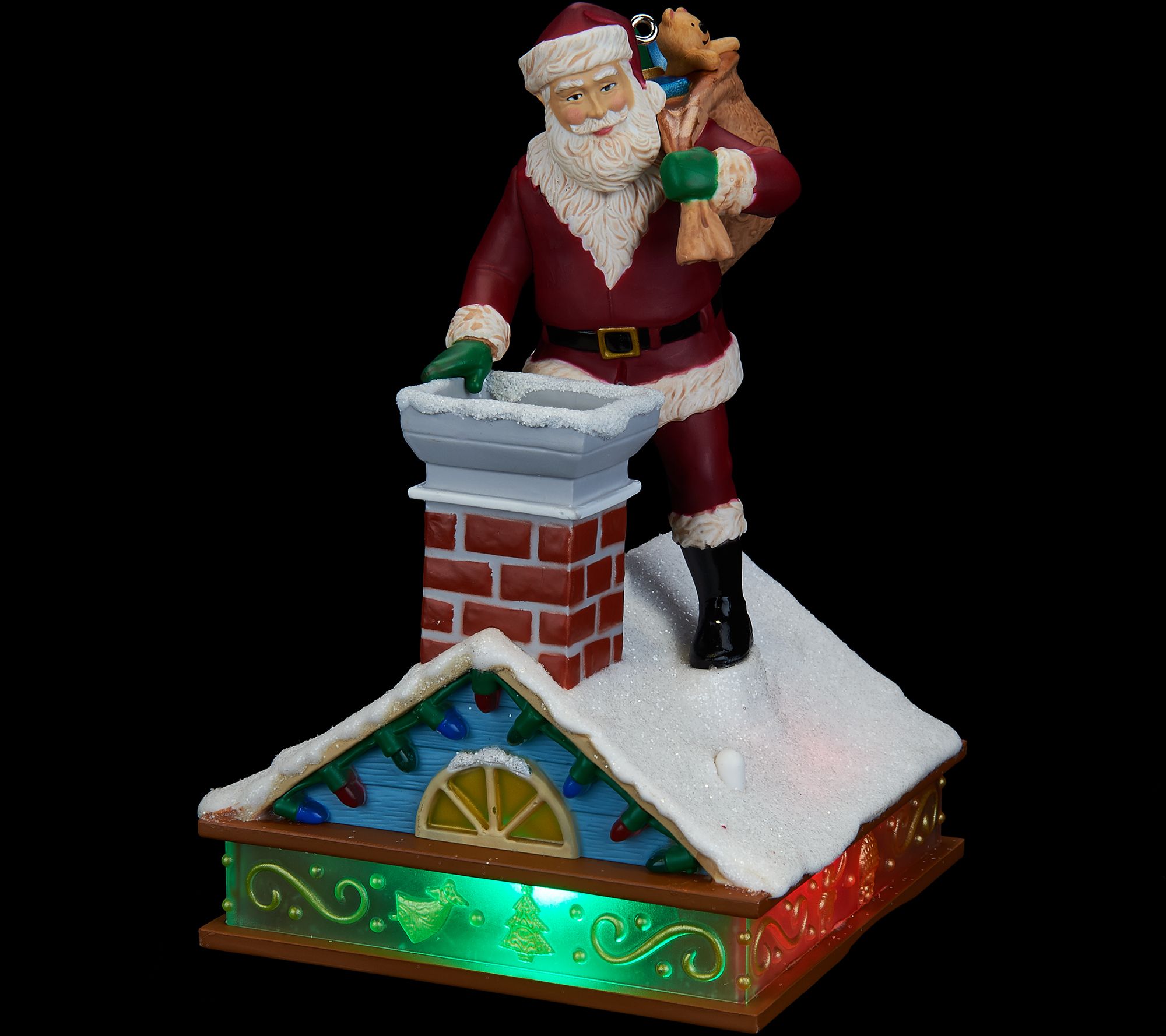 Hallmark Keepsake "Up On The Housetop"Magic Cord Ornament