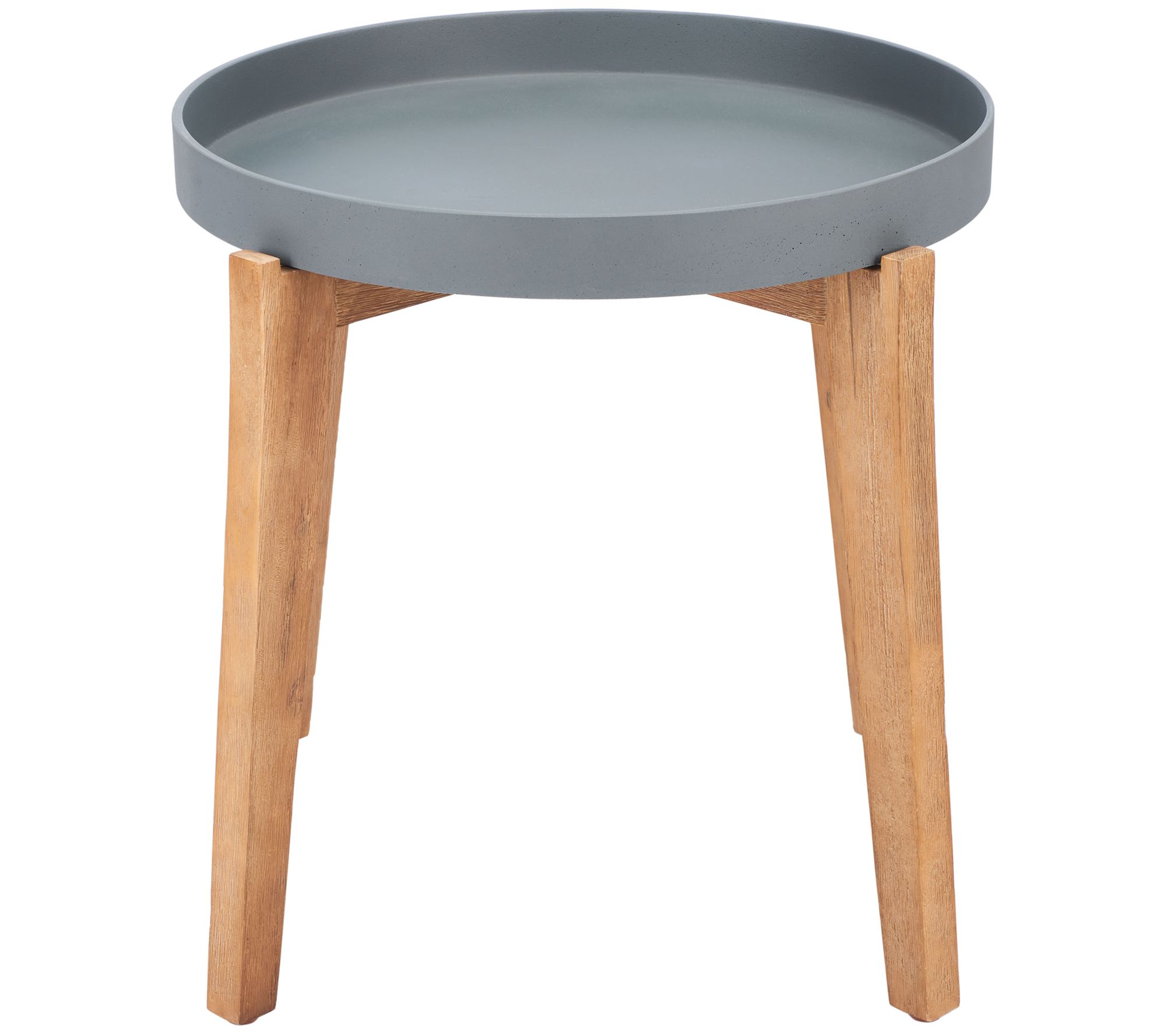 Charlen Side Table Grey by Safavieh
