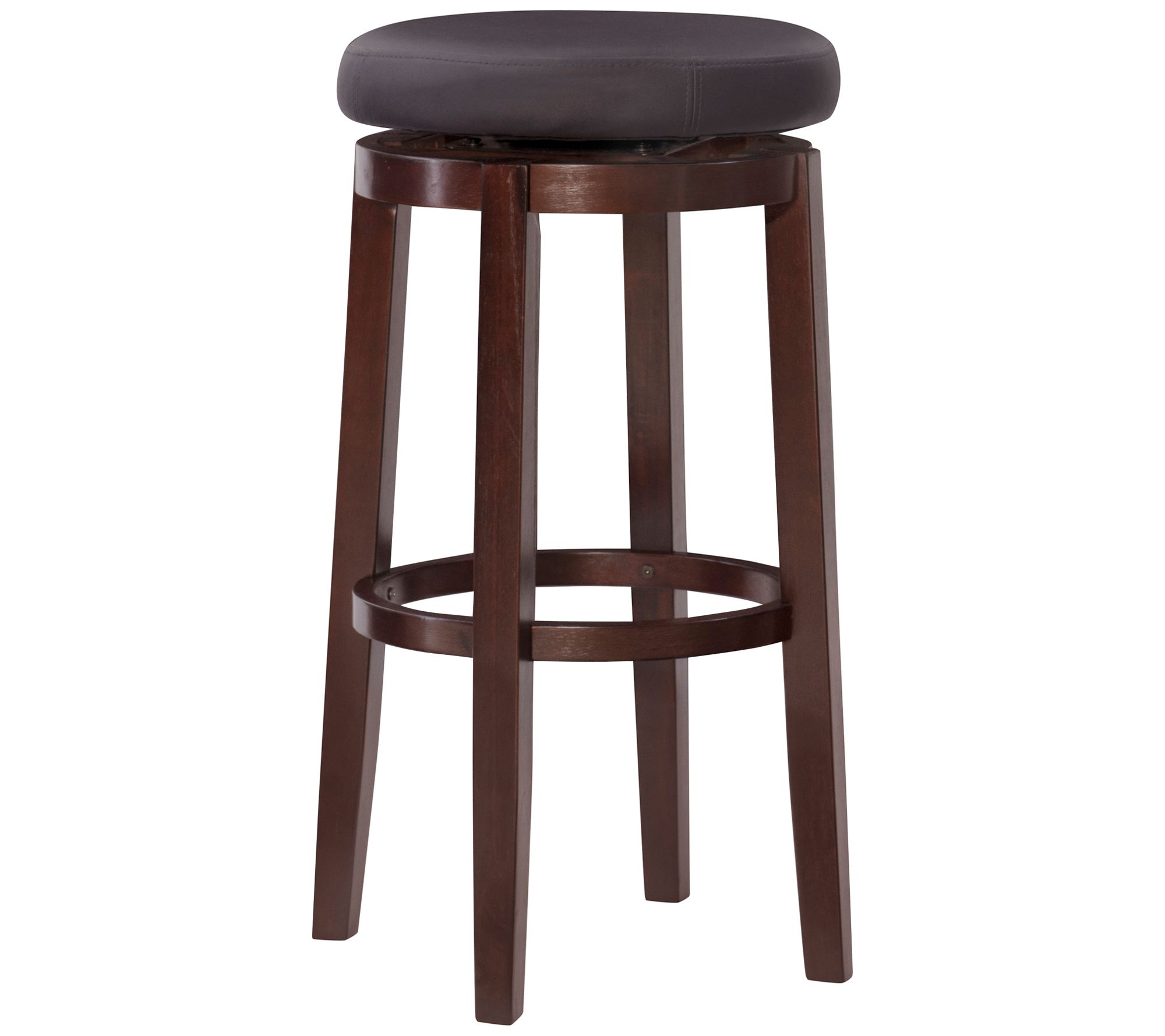 Linon Home Clea Backless Swivel Seat Bar Stool