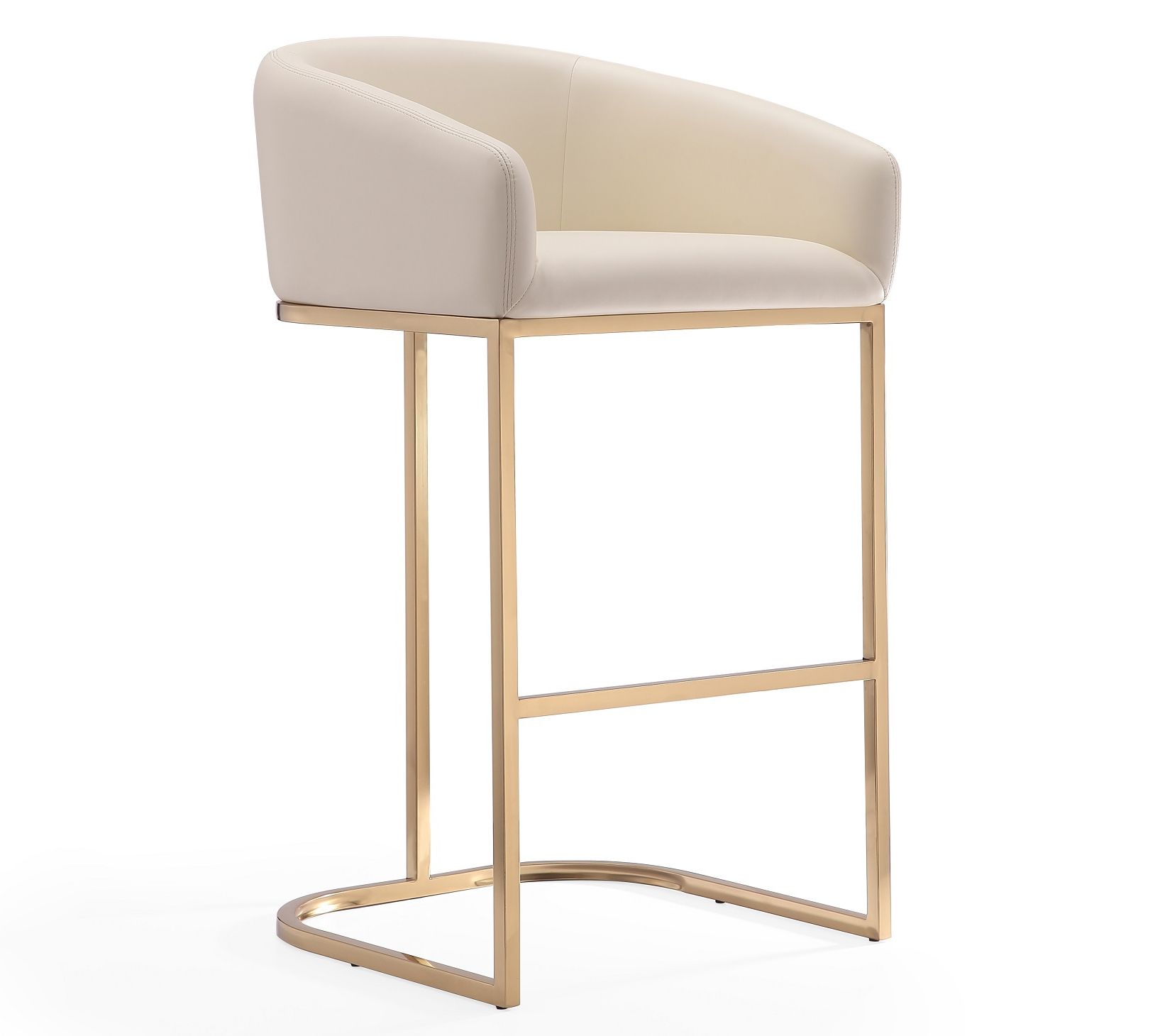 Louvre 40" Stainless Steel Barstool