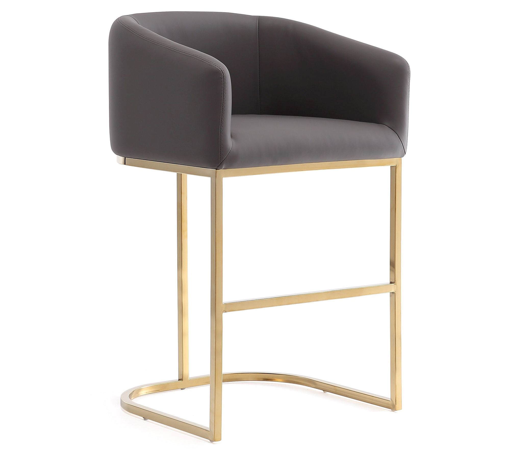 Louvre 40" Stainless Steel Barstool