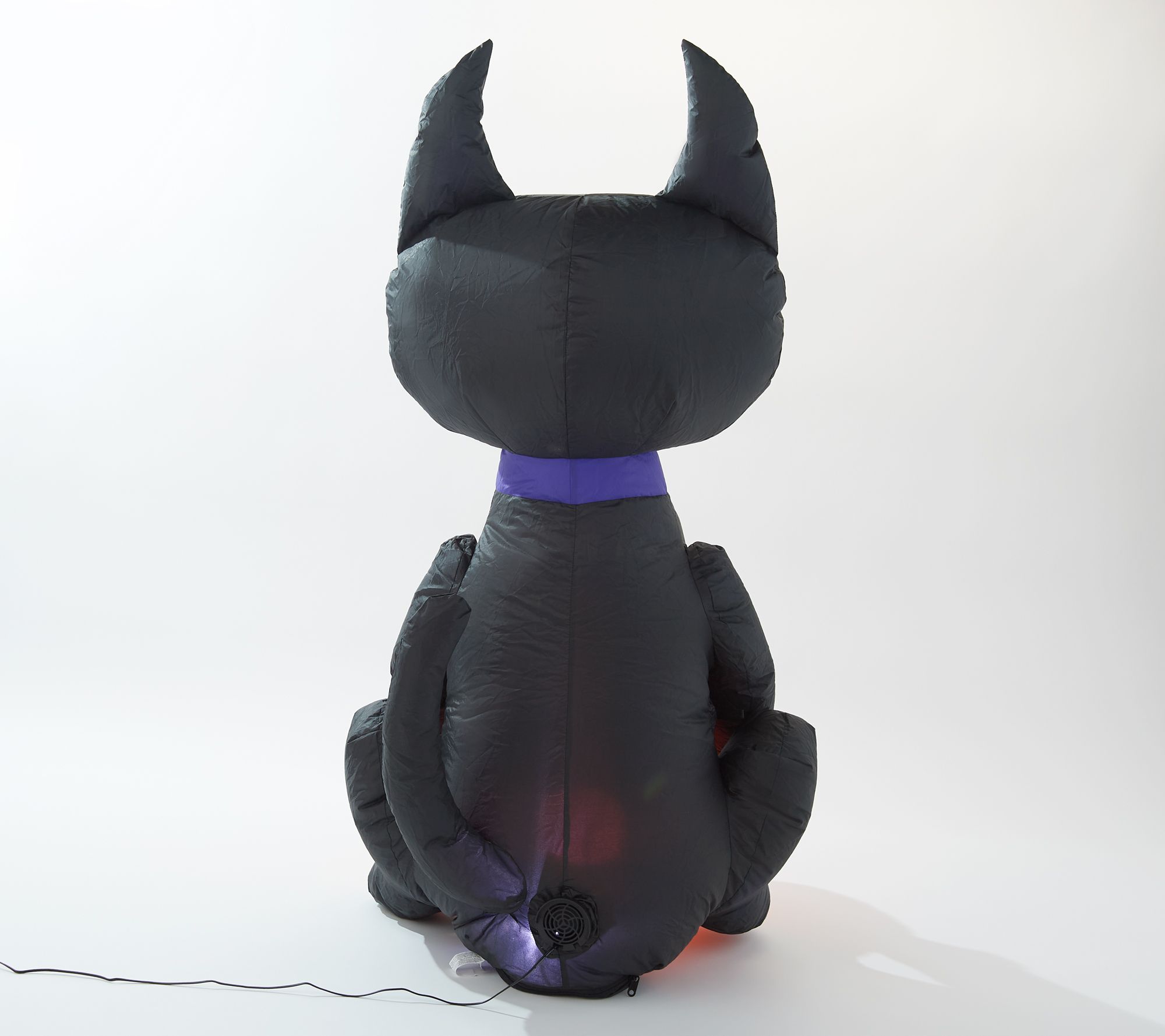 "As Is" Hay & Harvest Illuminated Halloween Inflatable Cat