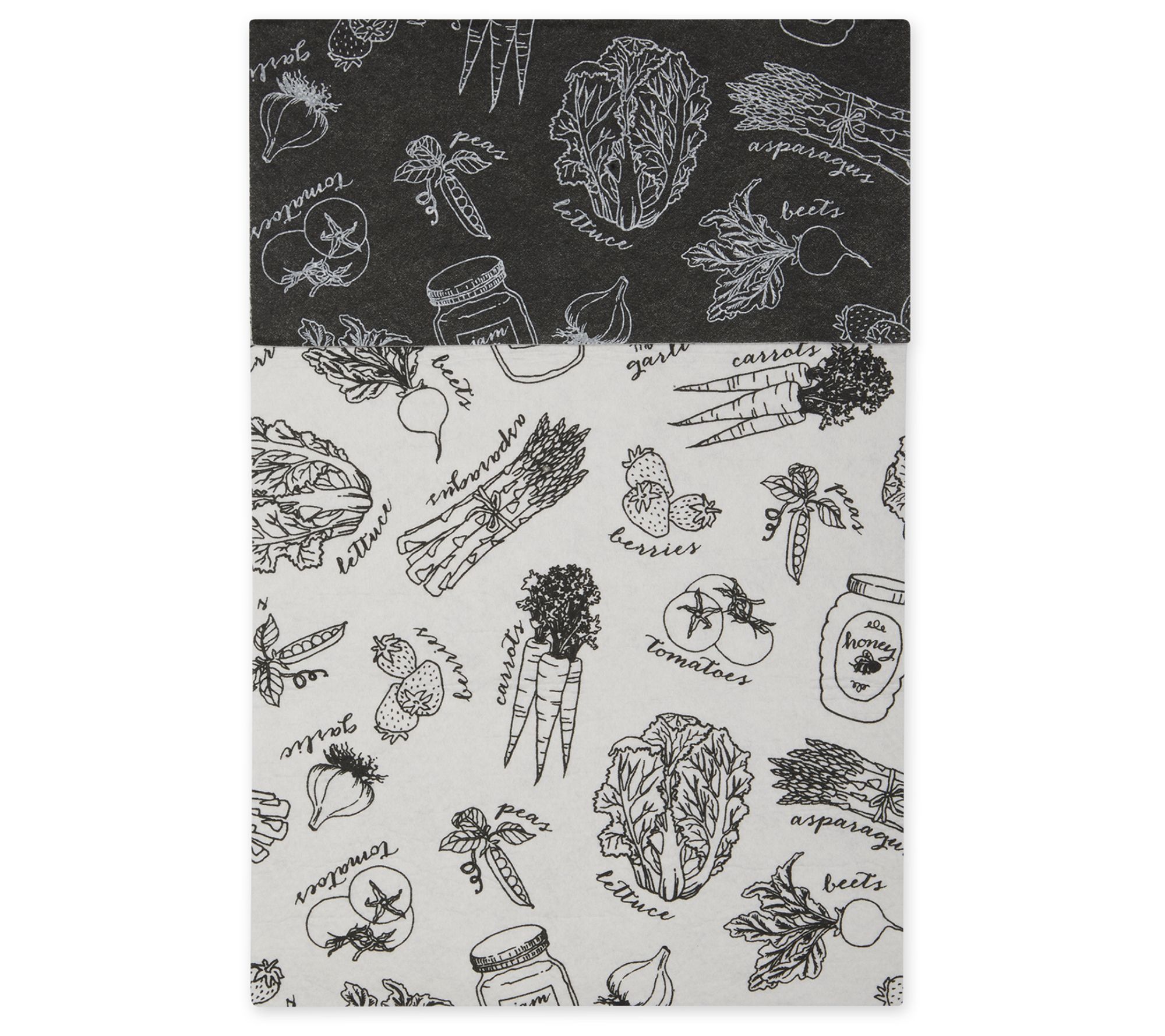 Design Imports Set of 6 Market Print Fridge Liners