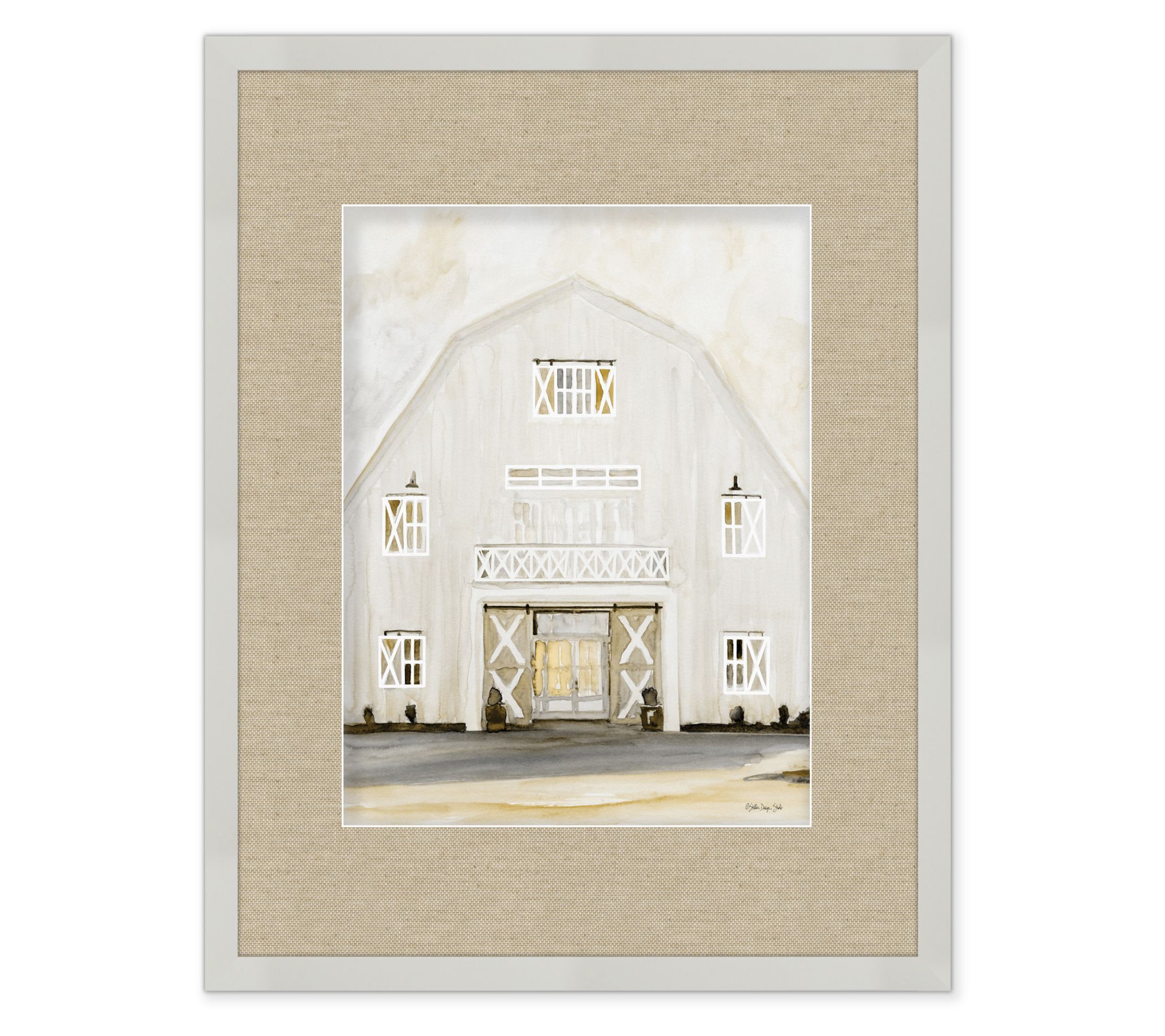 Courtside Market Wedding Barn 16" x 20" FramedArt