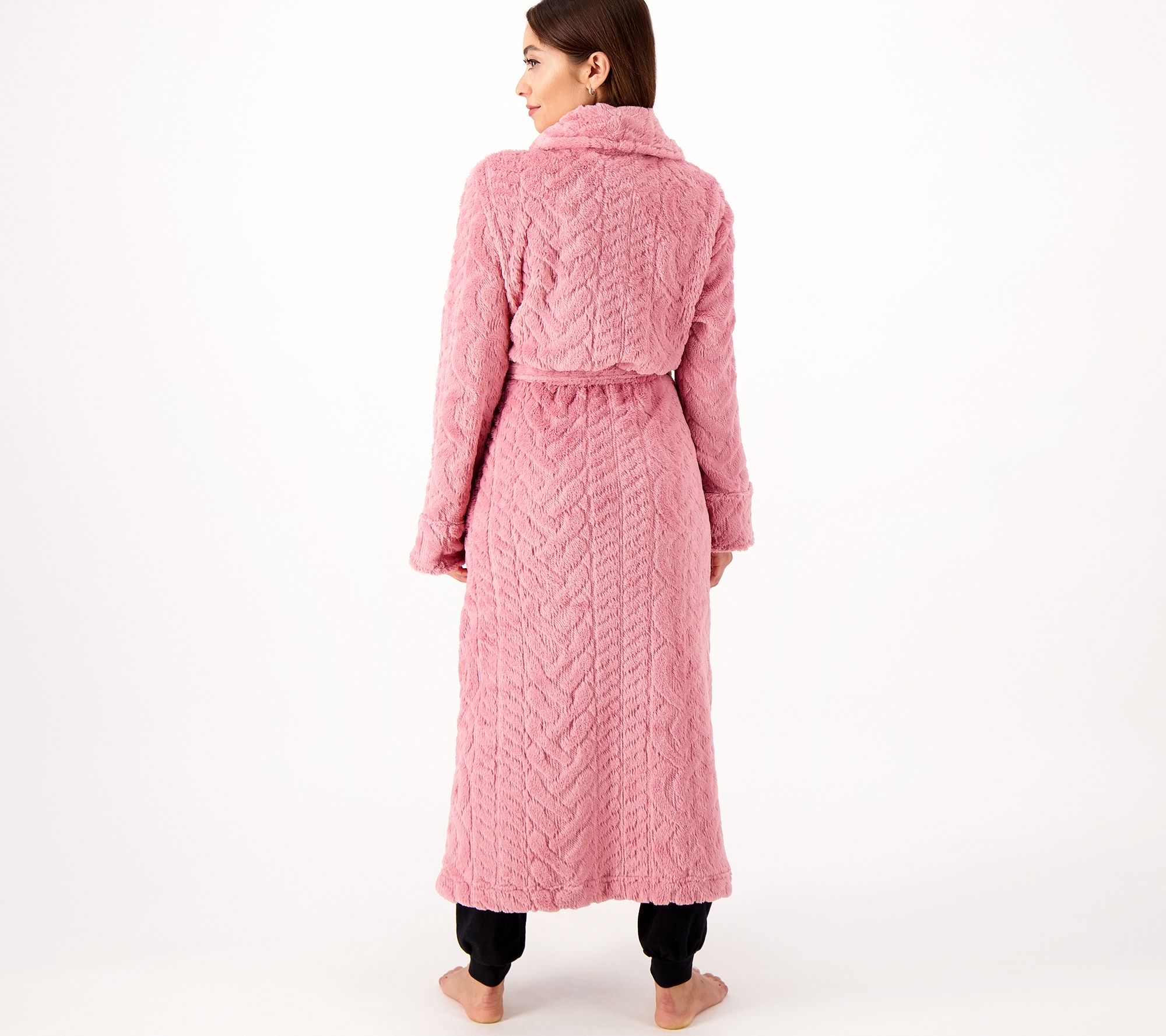 Berkshire Aran Knit PrimaLush Robe Robe - QVC.com
