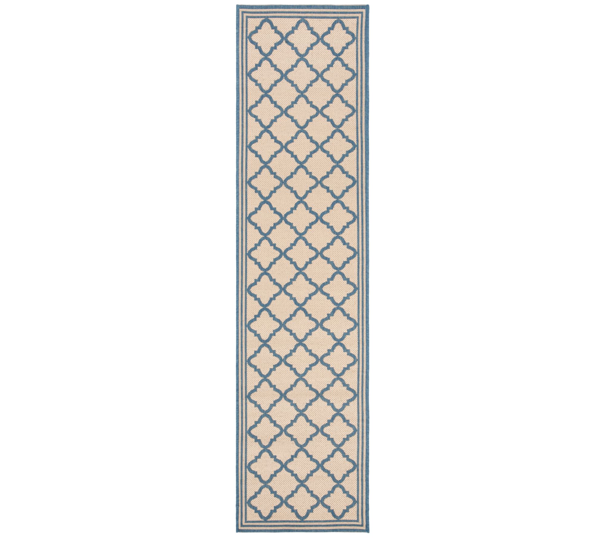 Beach House 121 Collection 2'2" x 8' Outdoor Rug by Valerie