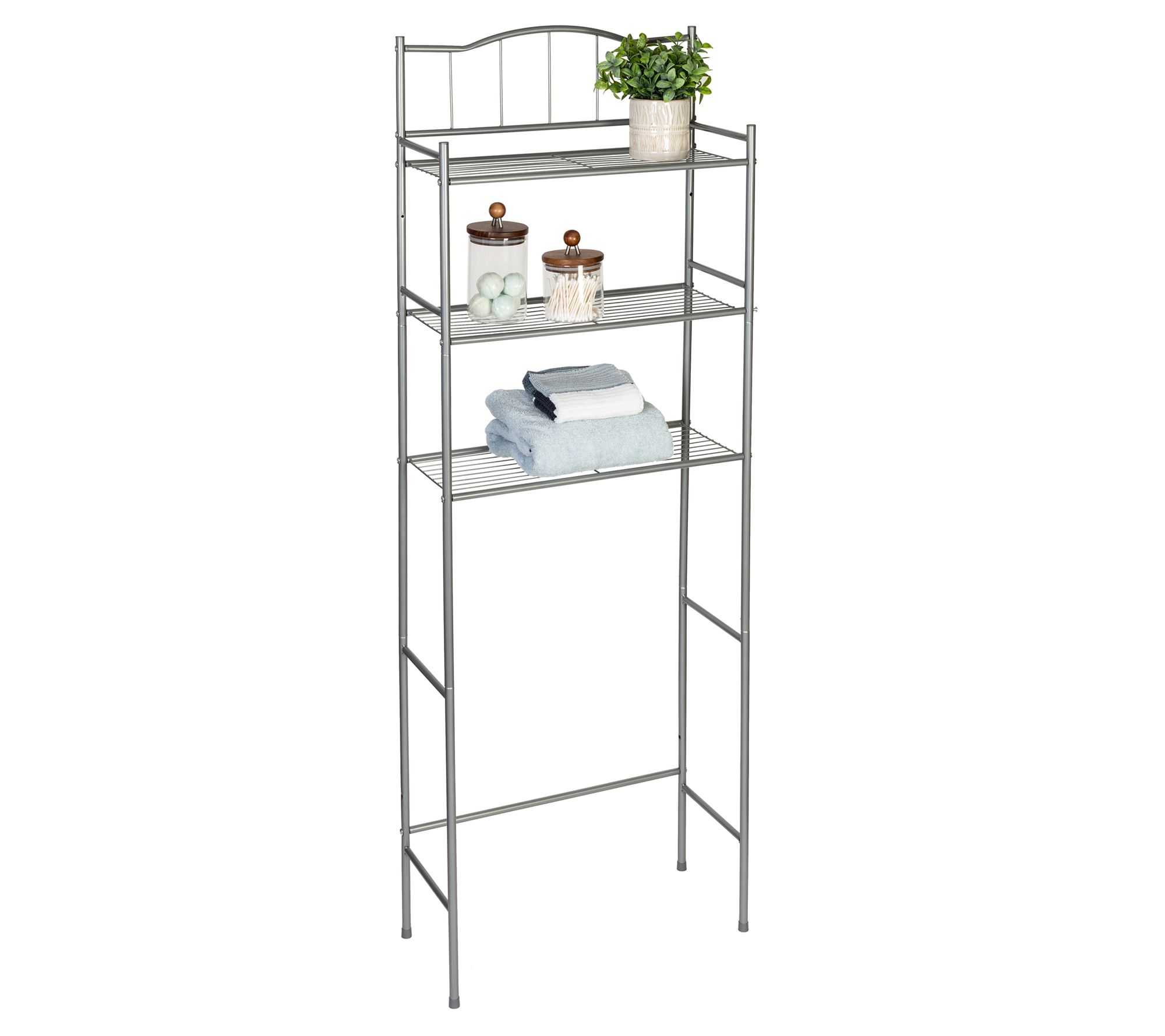 HoneyCanDo 3Shelf OverTheToilet Space Saver