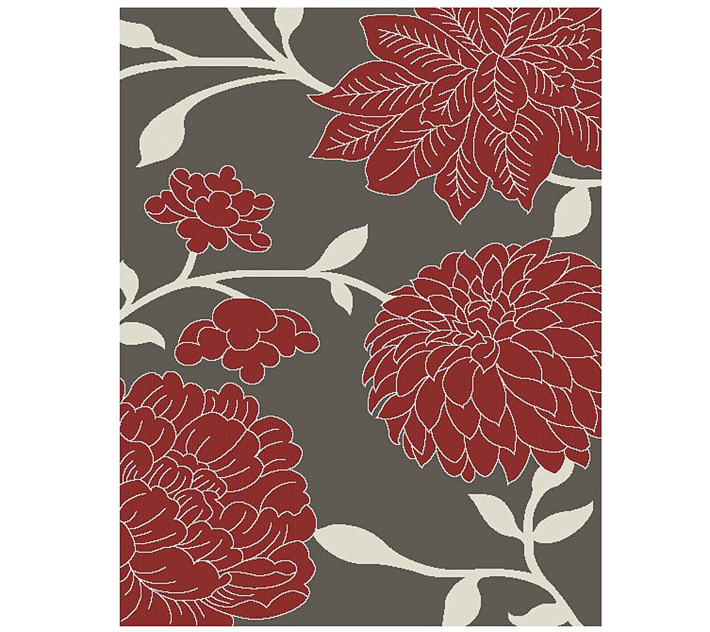 Safavieh Floral 4' x 5'7" Indoor/Outdoor Rug