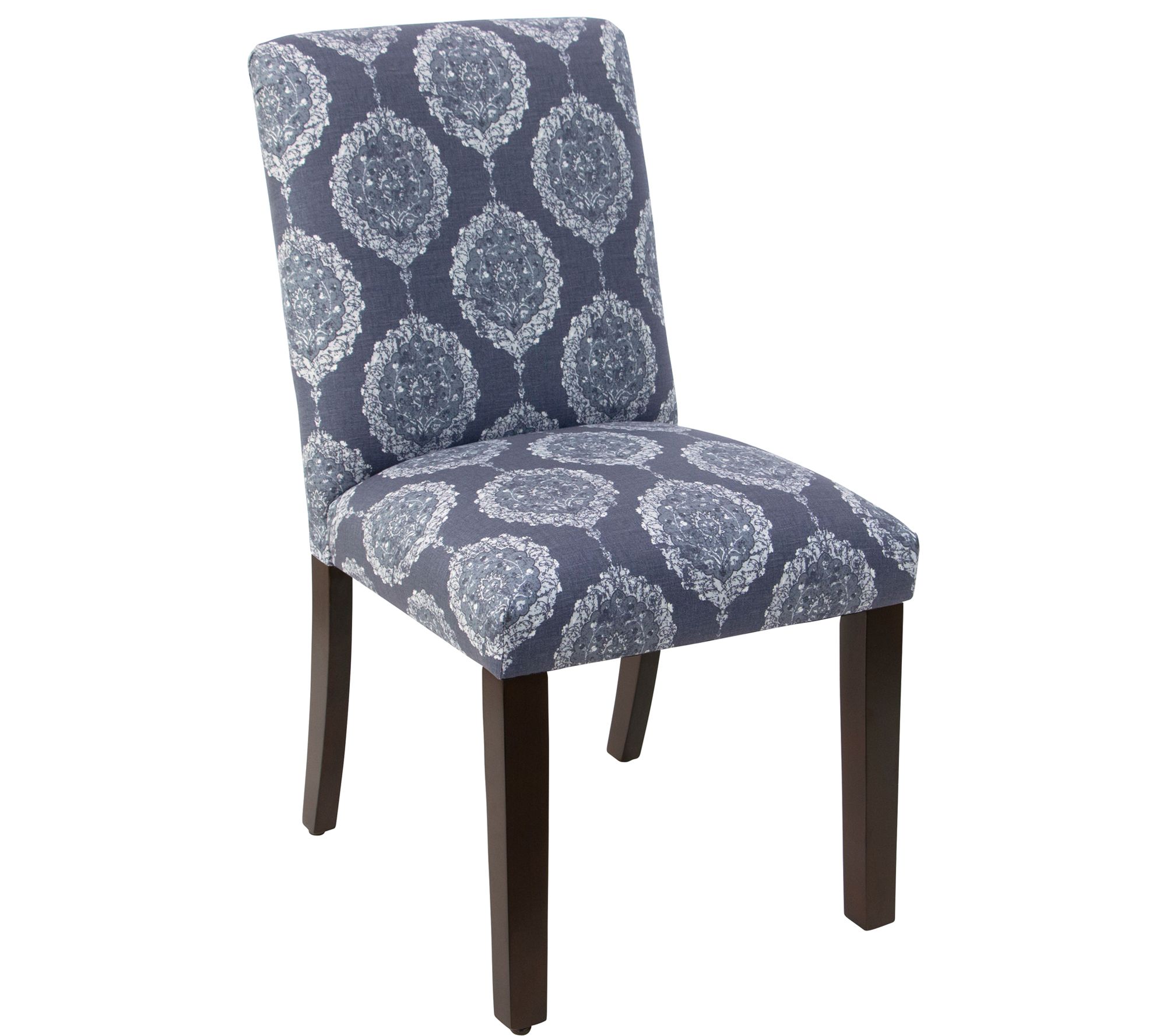 Skyline Furniture Damask Blue Dining Chair