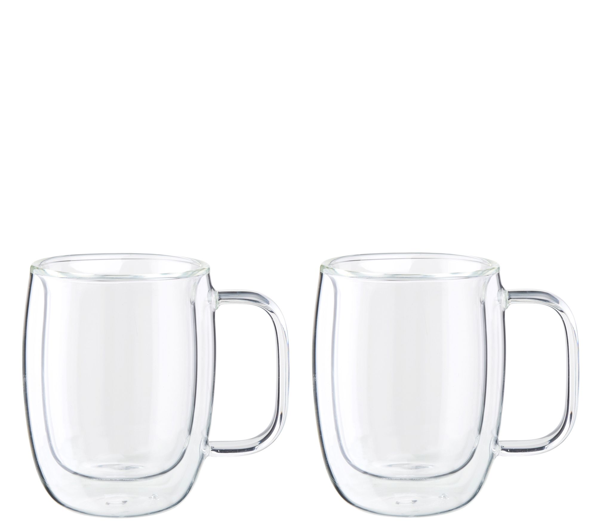 Zwilling Sorrento Double Wall Latte Glass Mugs, Set of 2