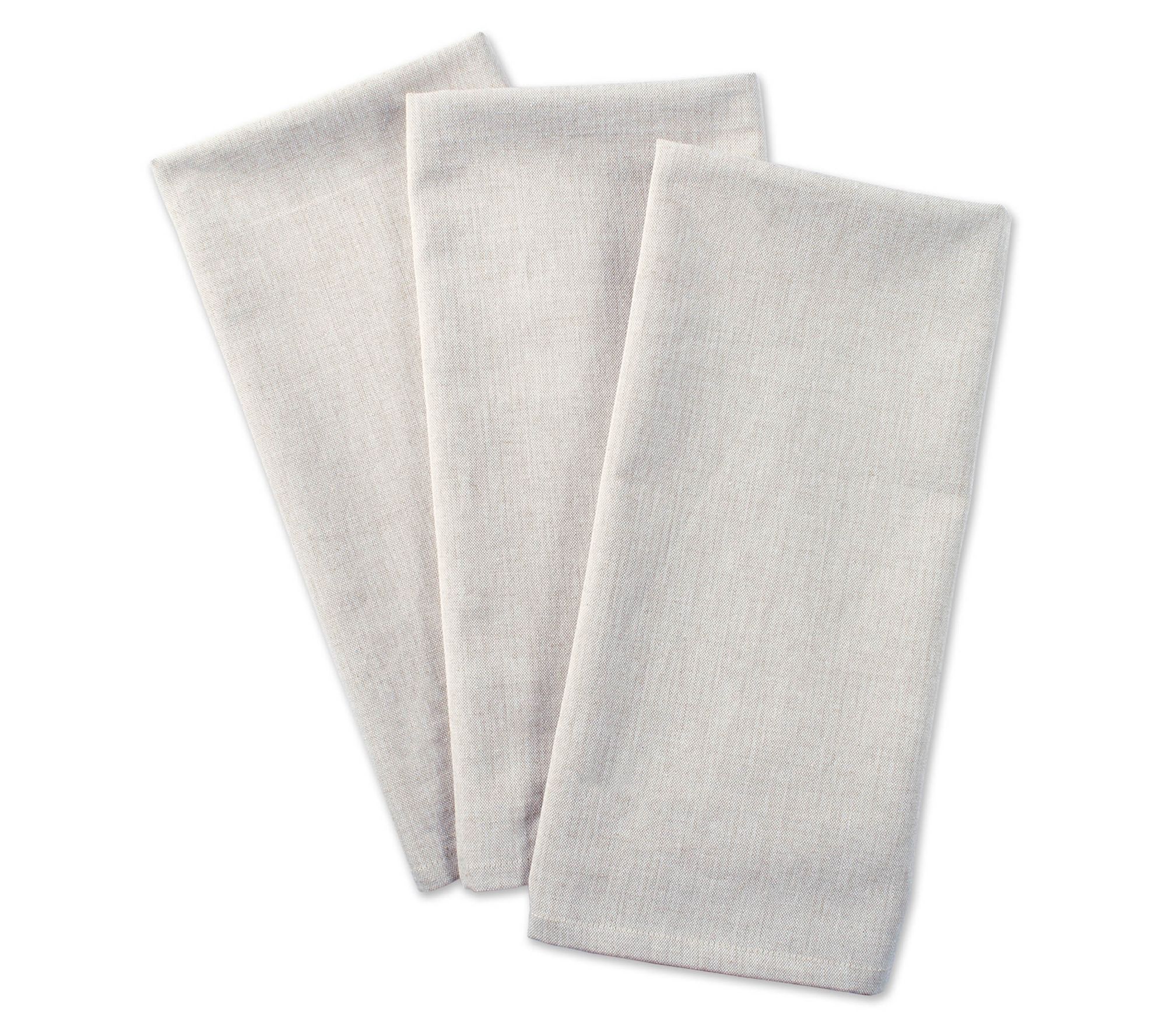 Design Imports Chambray Kitchen Towel Set of 3