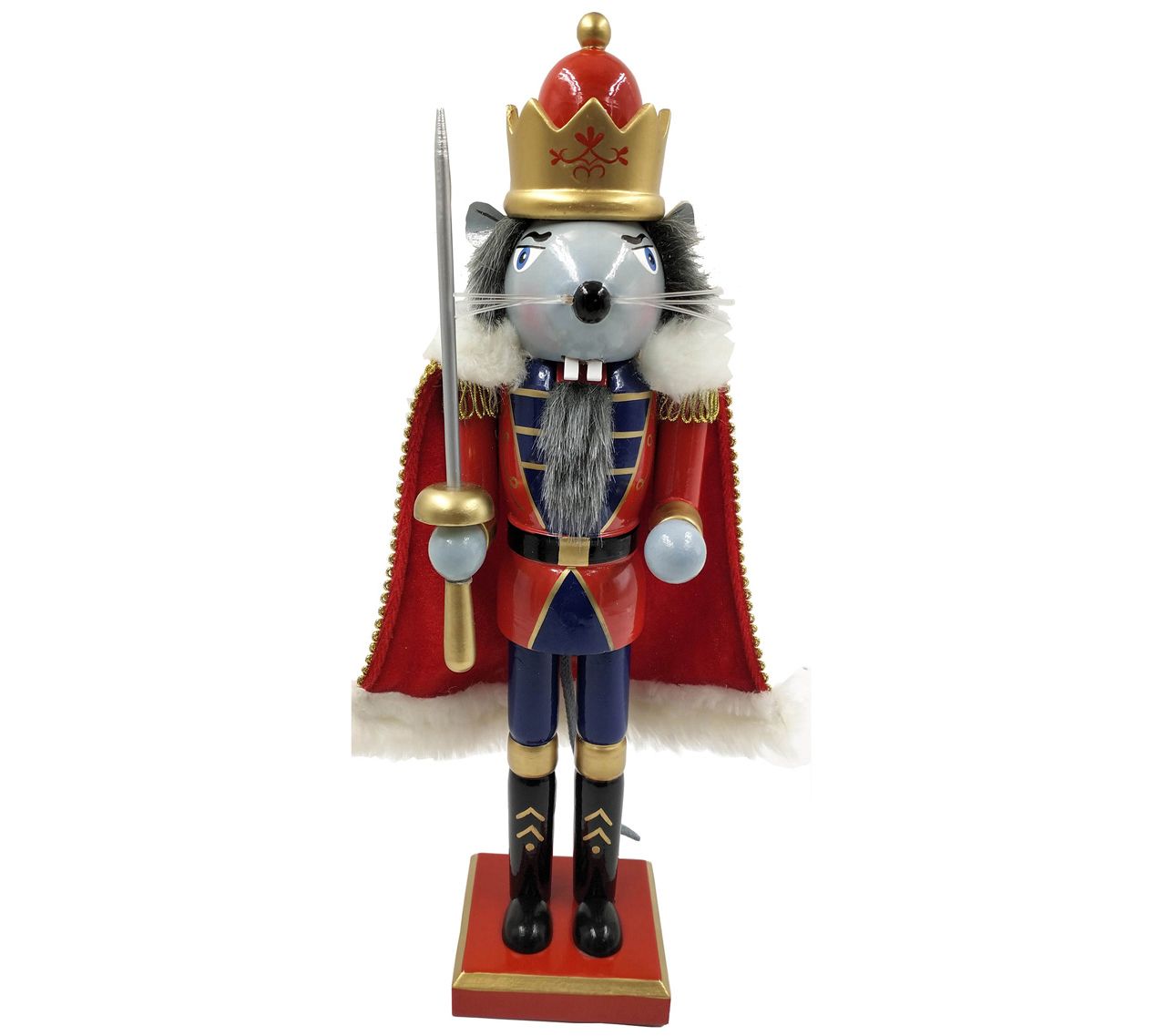 14" Mouse King Nutcracker by Santa's Workshop