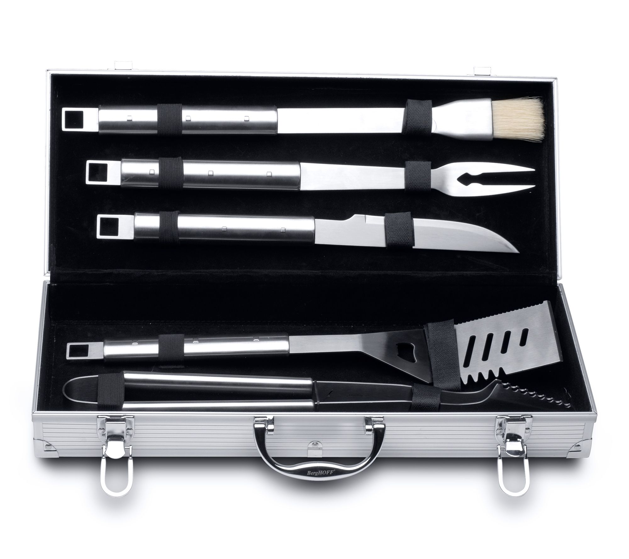 BergHOFF Essentials 6pc BBQ Set with Case