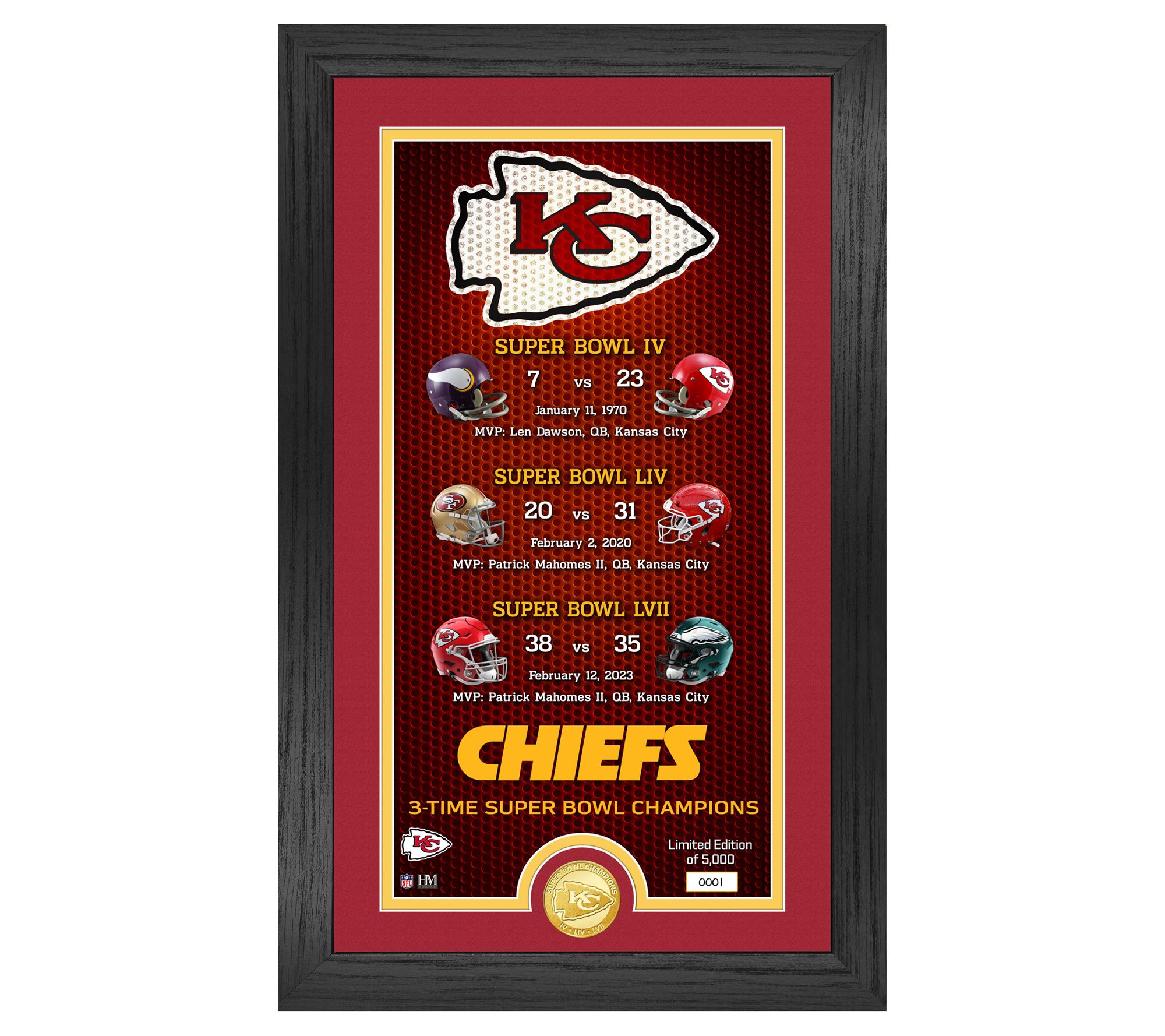 IN STOCK ) 2020 Super Bowl KC Chiefs Necklace