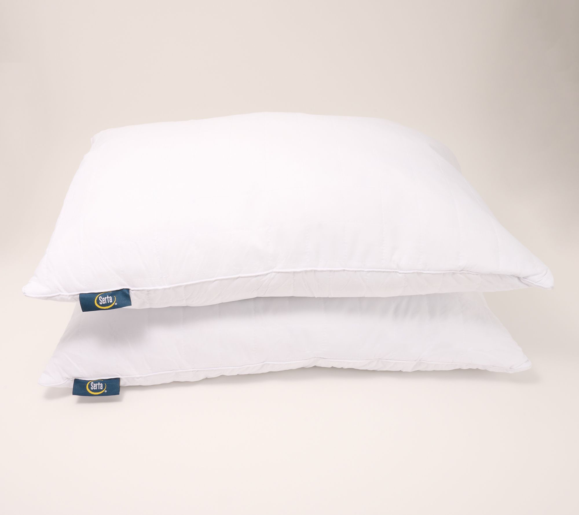Serta Set of 2 Quilted Natural Fill Pillows