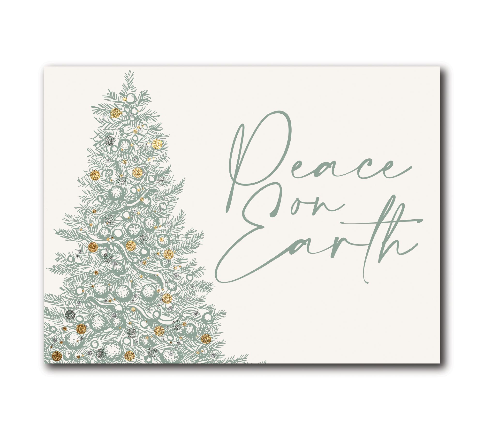 Courtside Market Peace on Earth 16x20 Canvas Wa ll Art