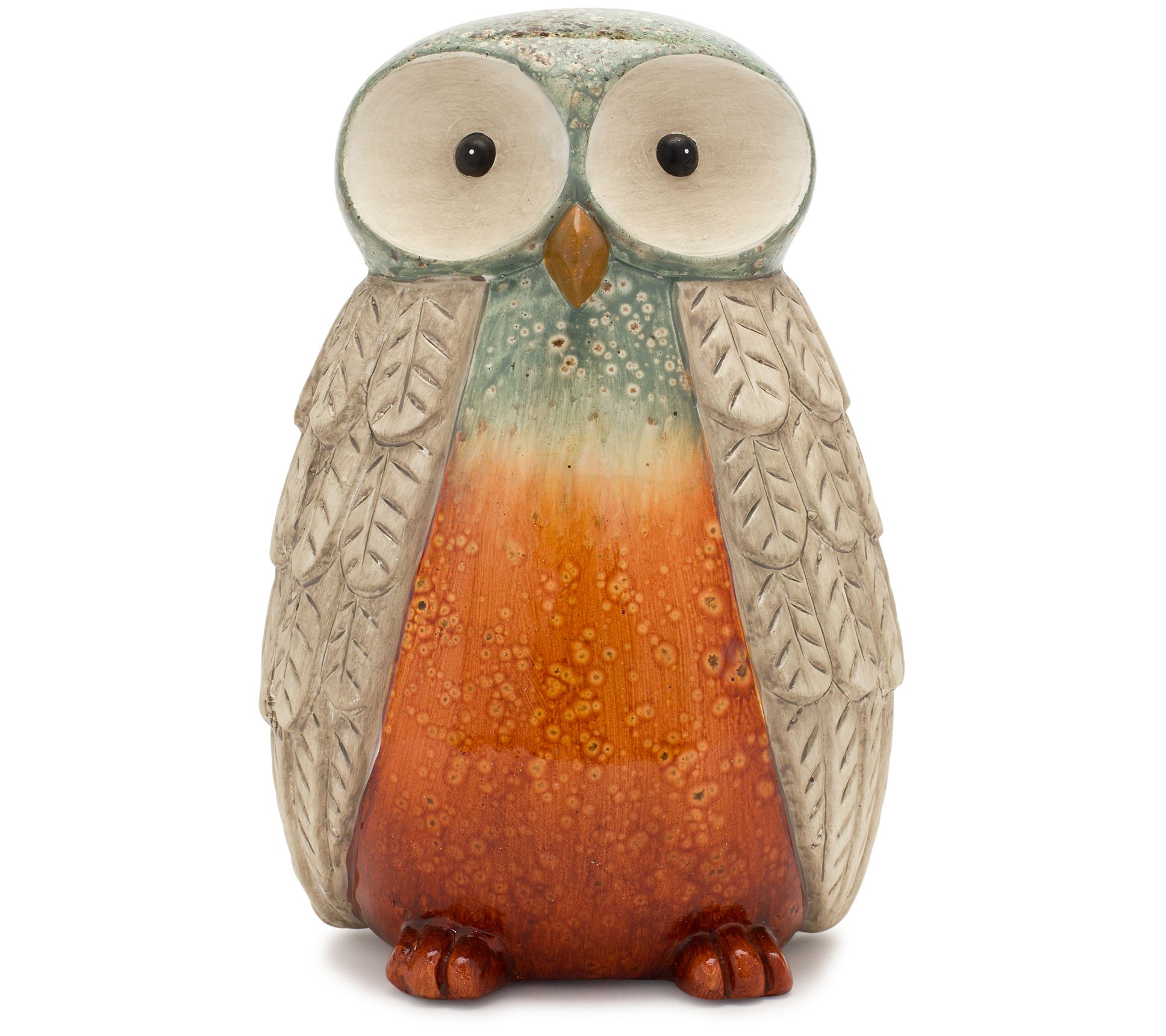 Melrose International Terra Cotta Owl Figurine (Set of 3) main image 1