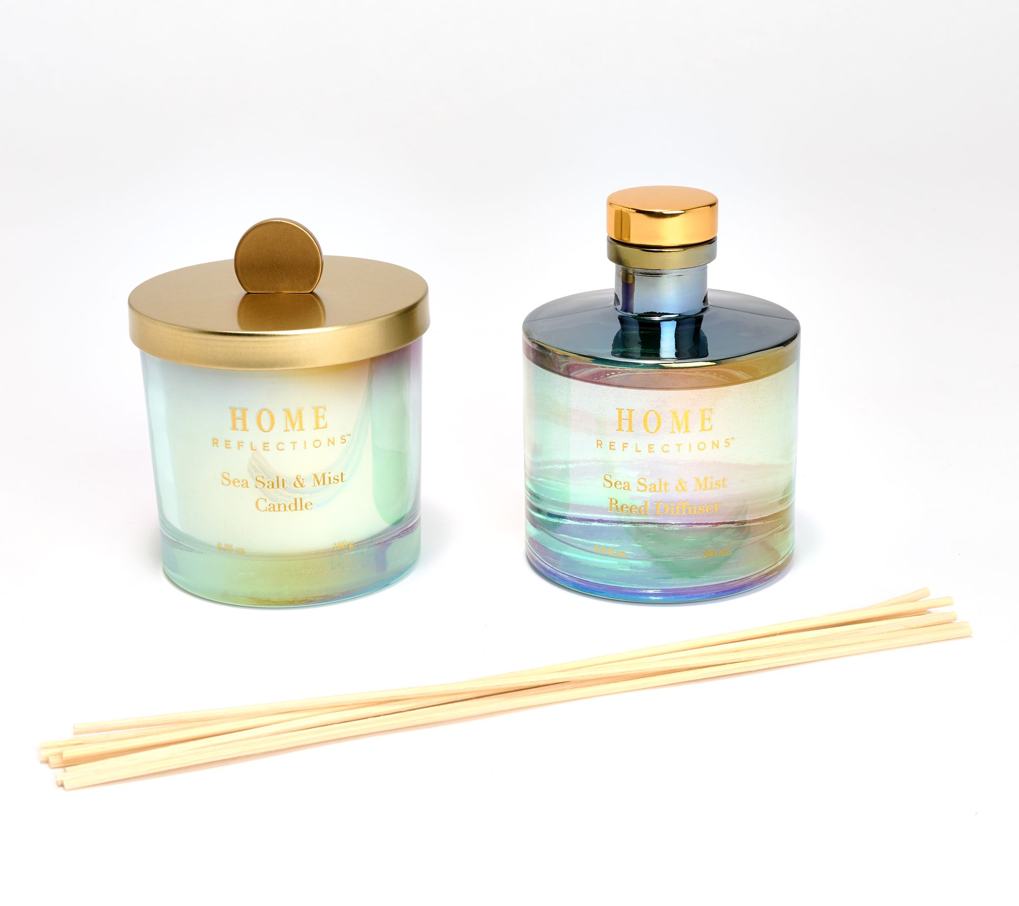 Home Reflections Sea Salt & Mist Candle and Diffuser Set