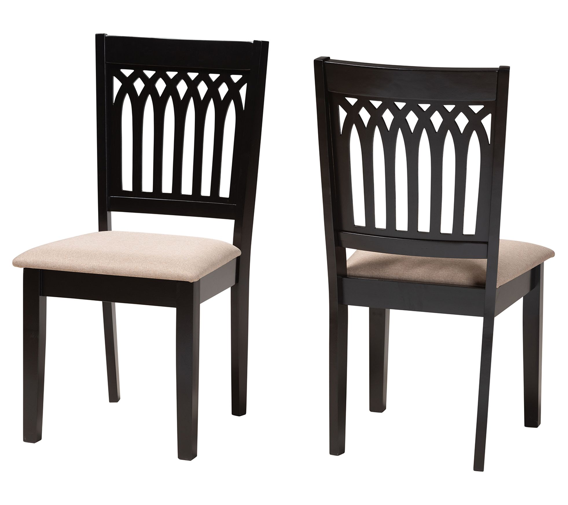 Baxton Studio Genesis Dining Chair Set of 2