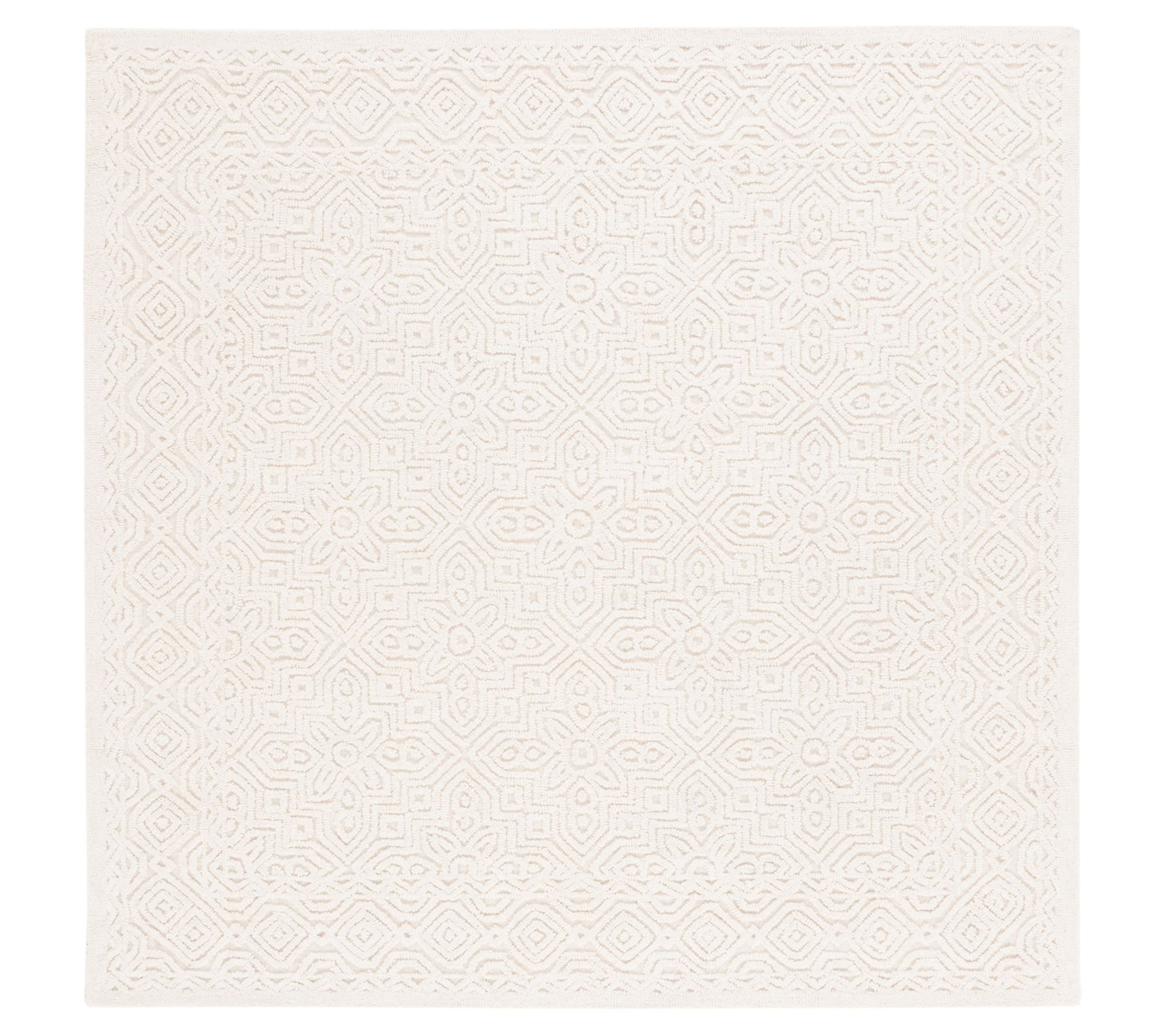 Textural Collection 4' x 4' Square Rug by Valerie