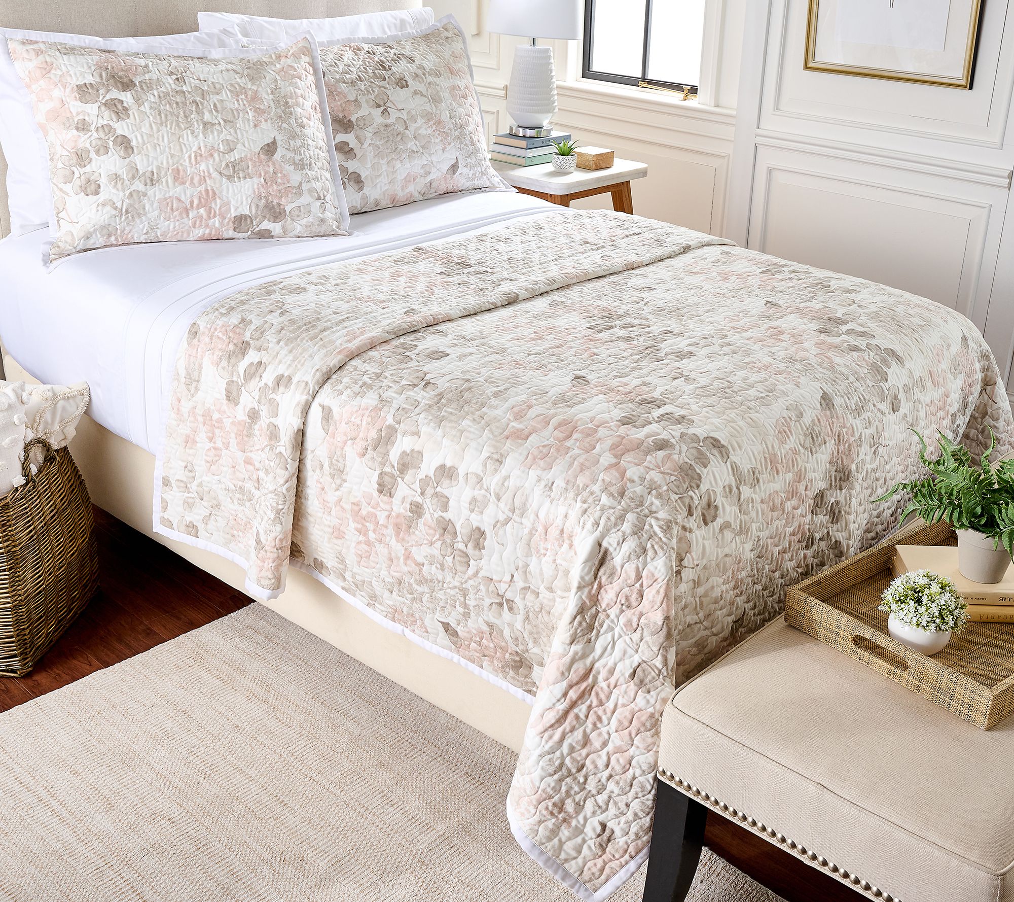 "As Is" Northern Nights Powered by Pure Earth Organic Quilt Set -QN