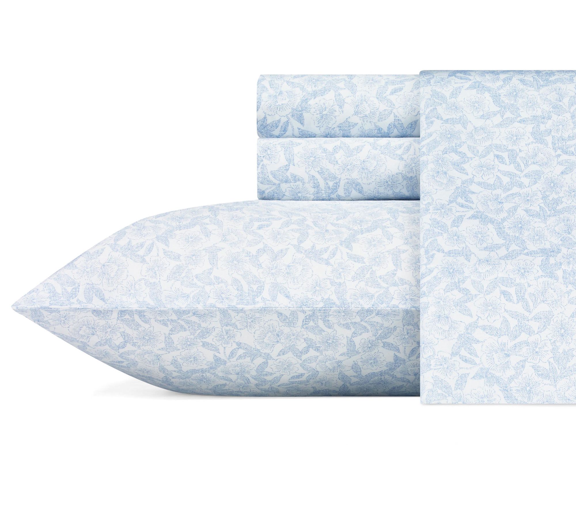 Laura Ashley Blossoming Cotton Multi Piece SheeSet - King