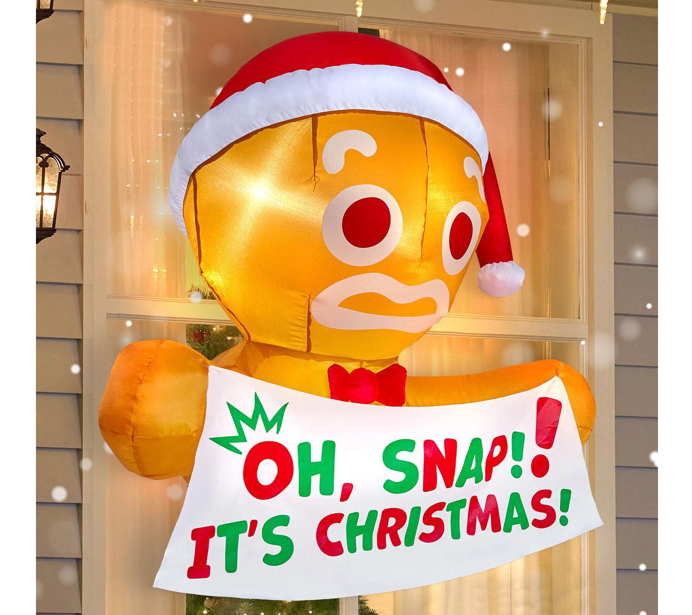 Syncfun 3.5ft Inflatable Christmas GingerbreadMan