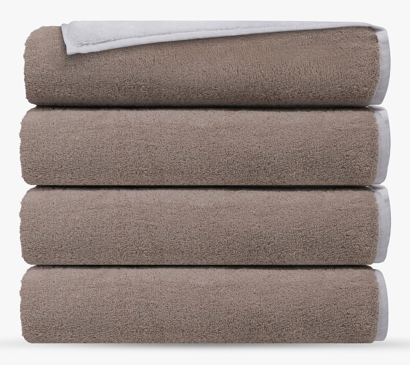 Depera Home Double Face 4 pcs Turkish Hand Towels Set
