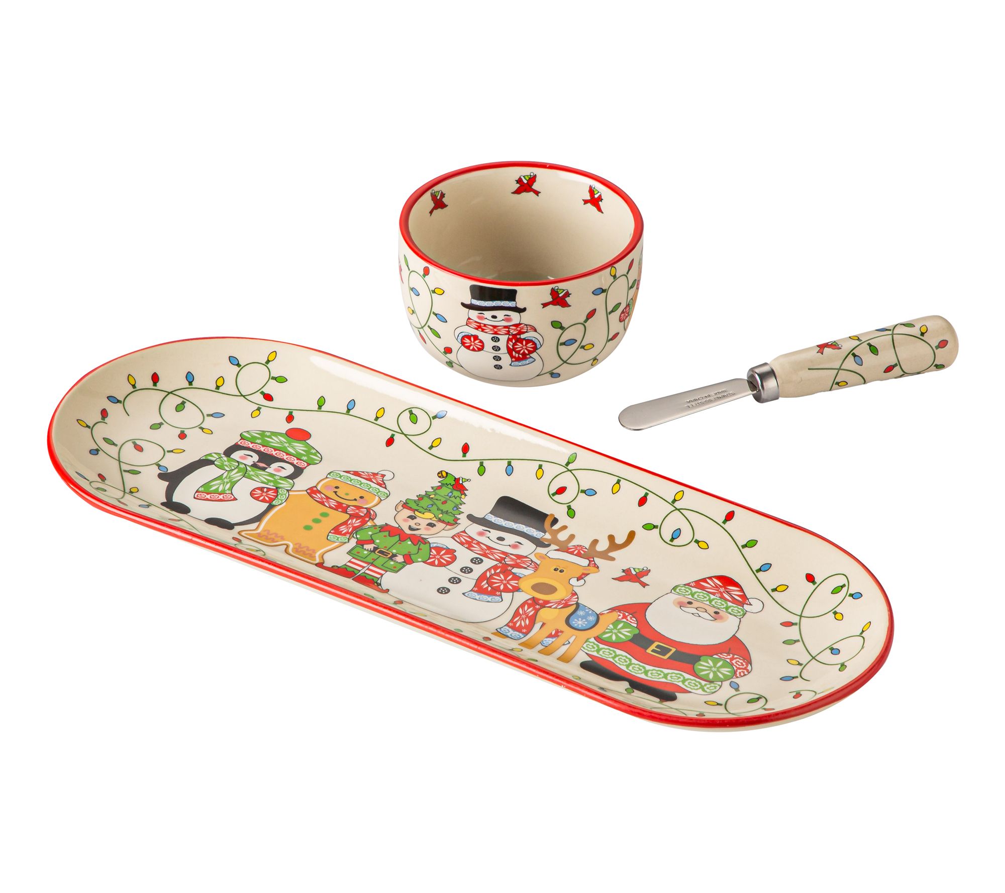 "As Is" Temp-tations Seasonal 14" Tray with Ramekin