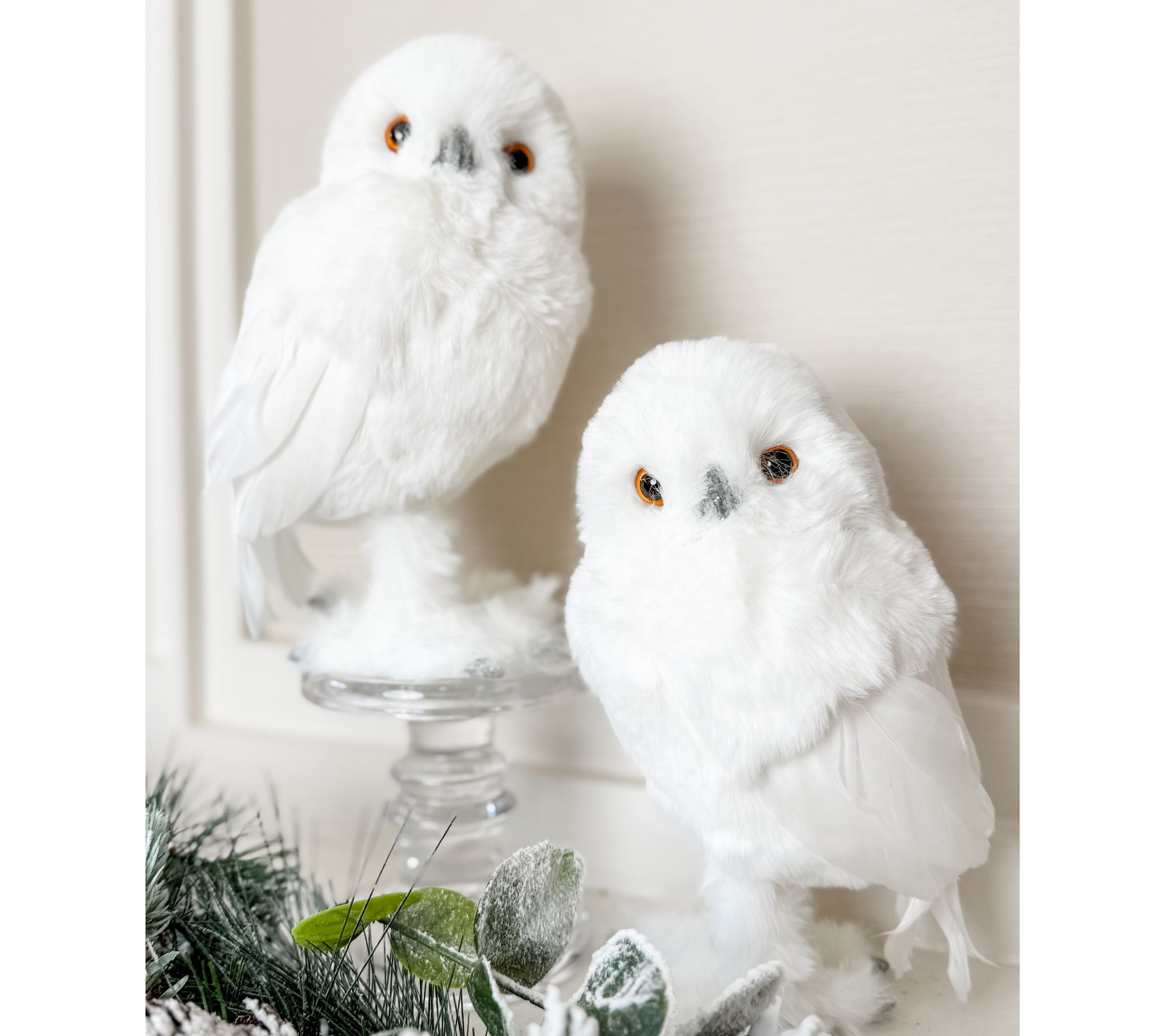 ShWk 8/11 Simply Stunning Set-2 Standing SnowyOwls by Janine