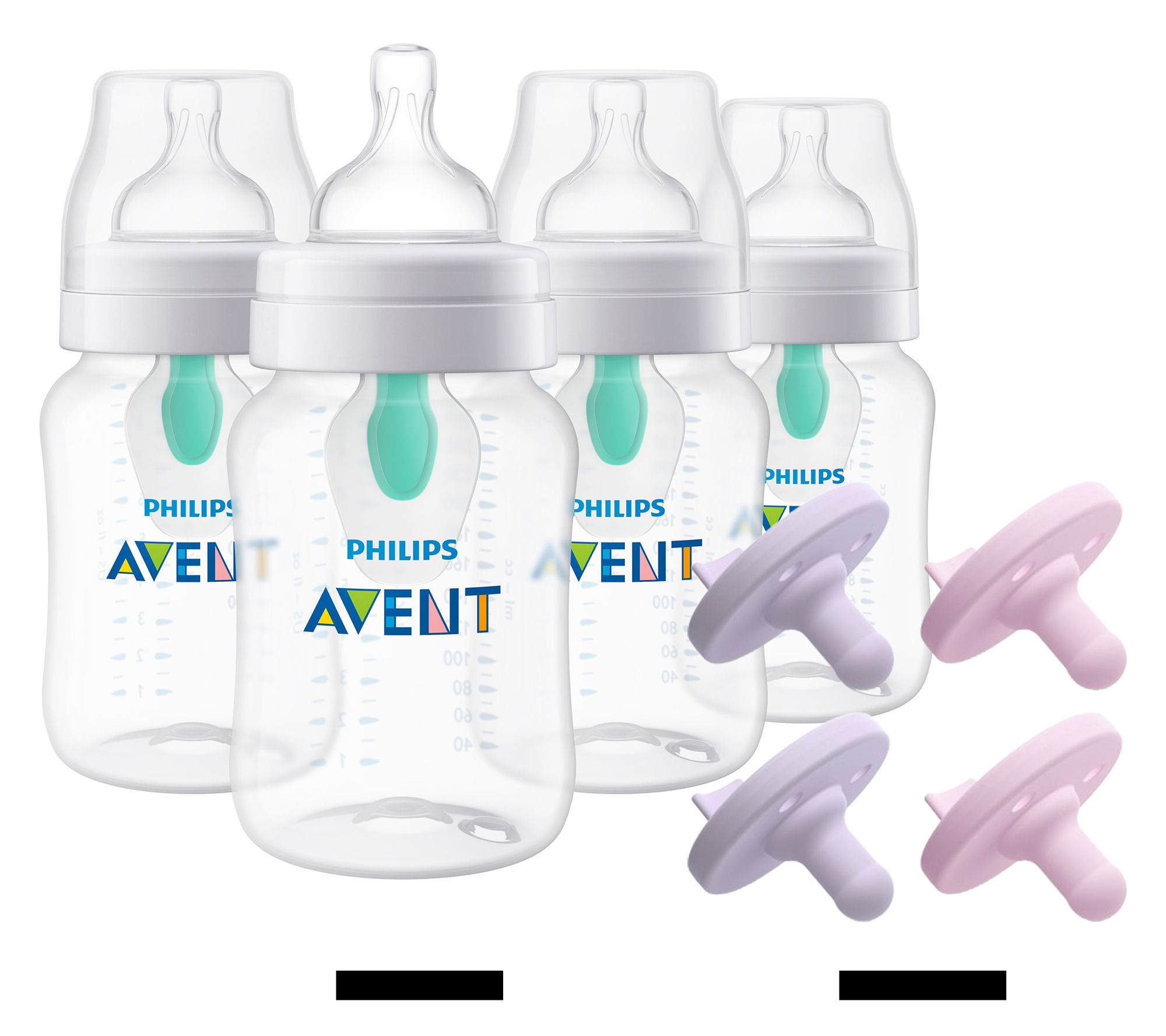 Philips Avent Soothie Pacifier + Anti-Colic AirFree Bottles