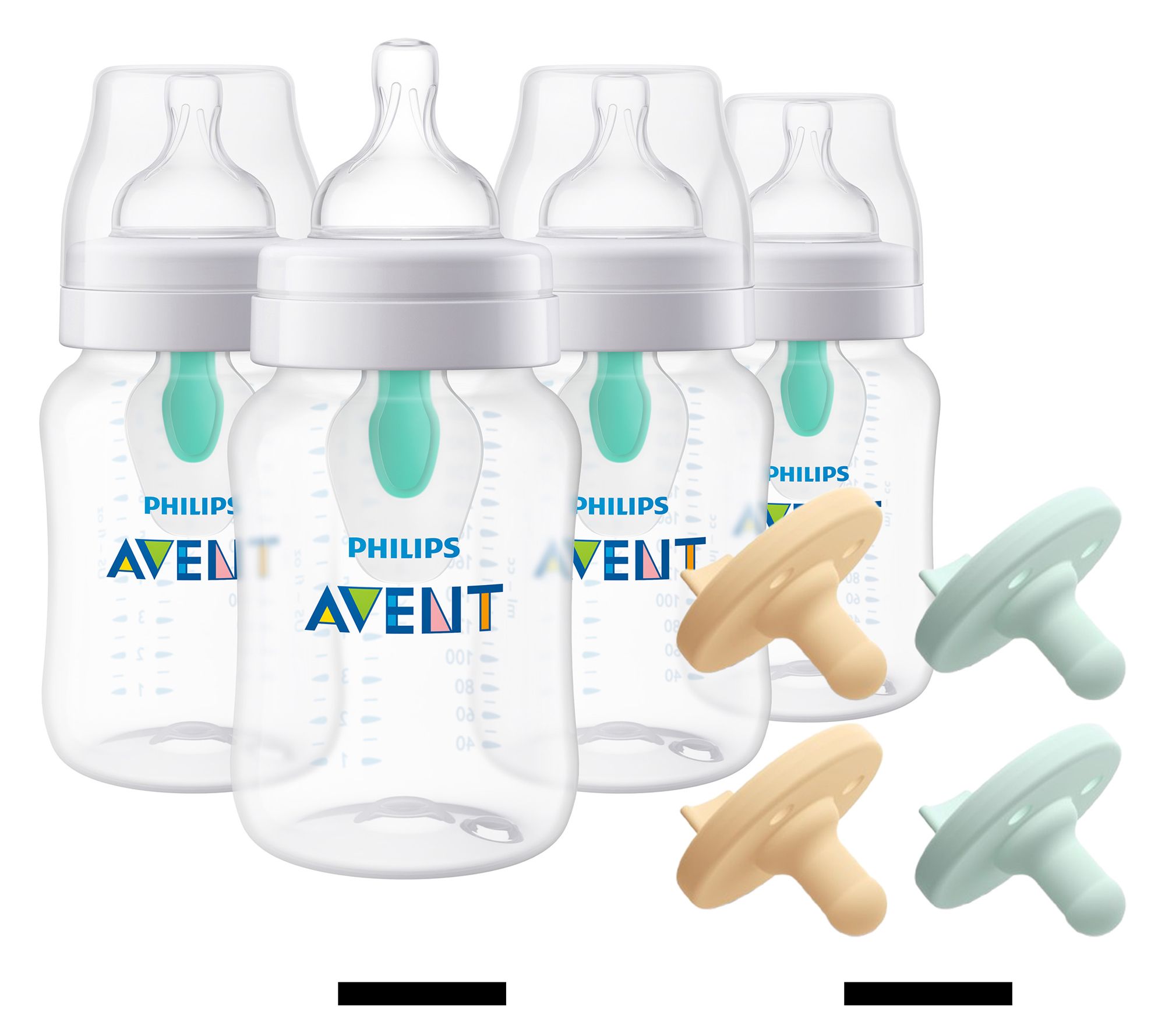 Philips Avent Soothie Pacifier + Anti-Colic AirFree Bottles