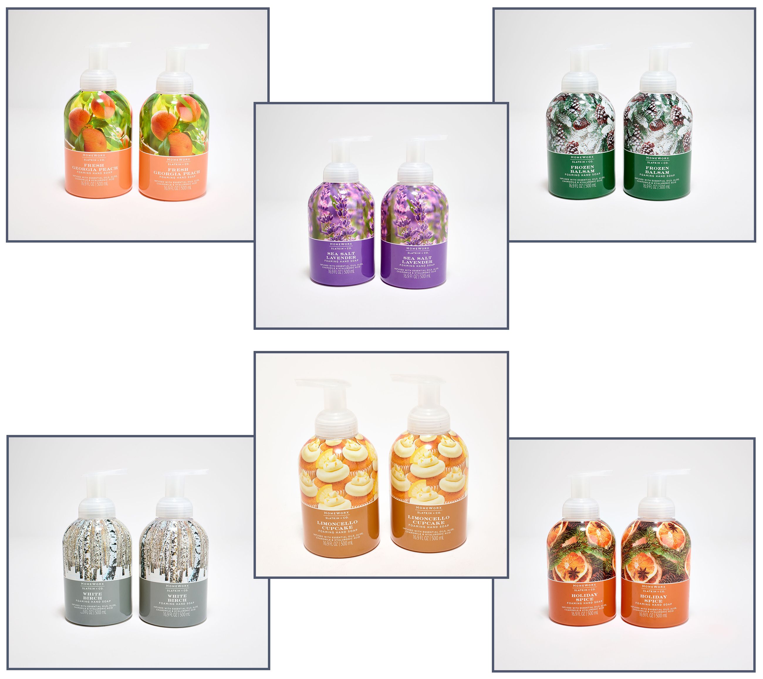 HomeWorx by Slatkin + Co. S/2 16oz Foaming Hand Soaps