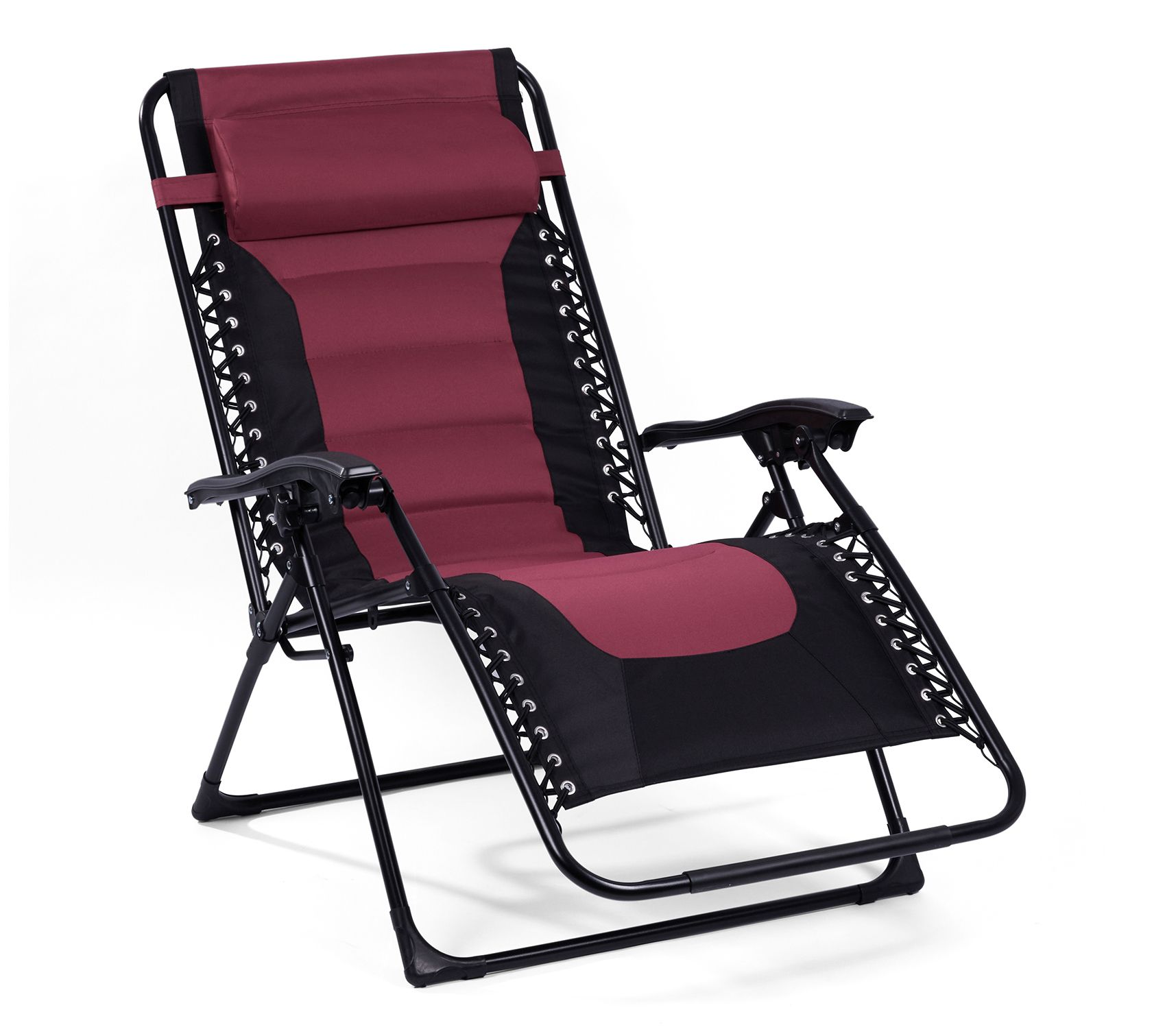 Backyard Expressions Deluxe XL Padded ReclinerChair