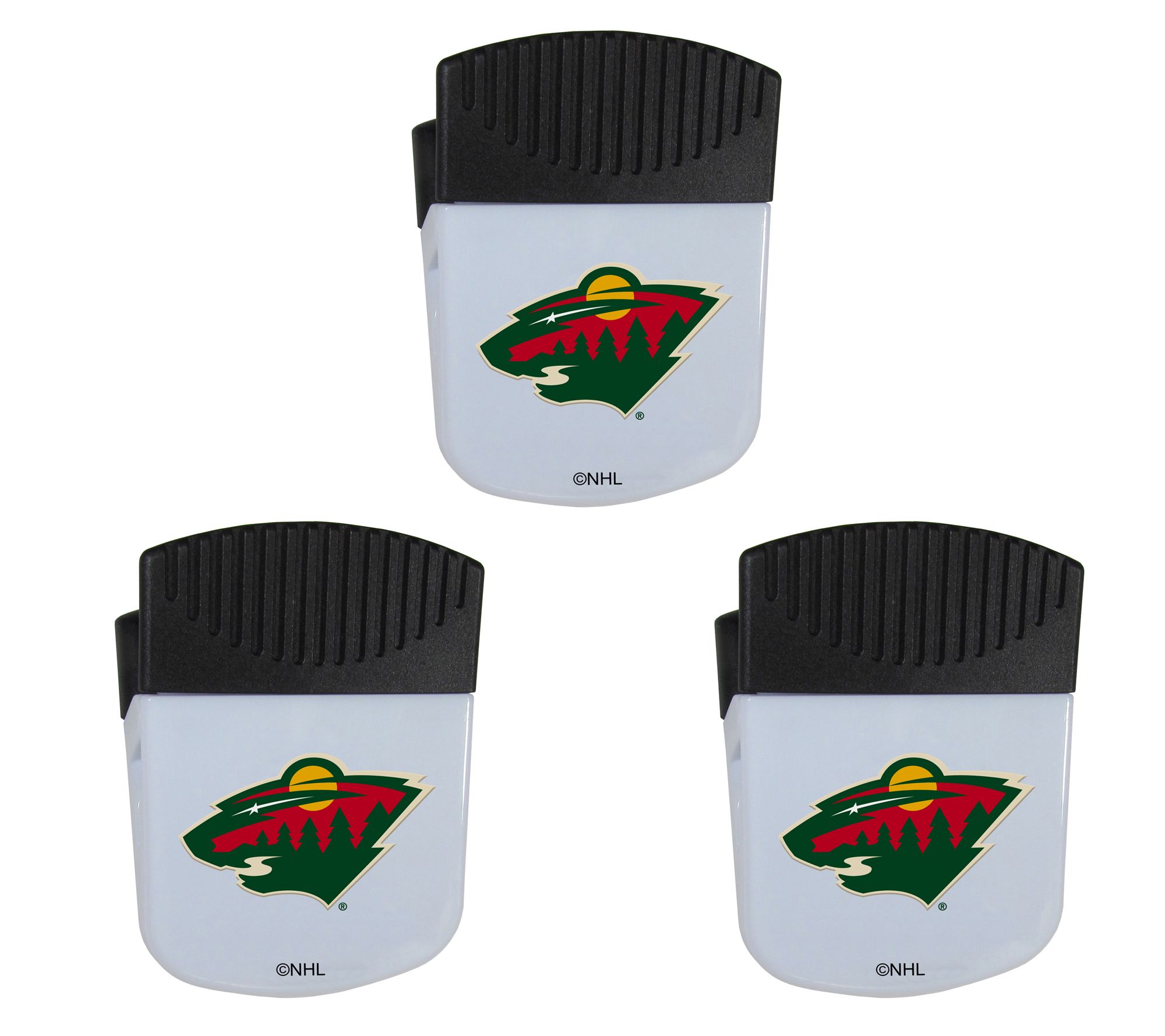 Siskiyou Sports NHL 3pk Chip Clip Magnets