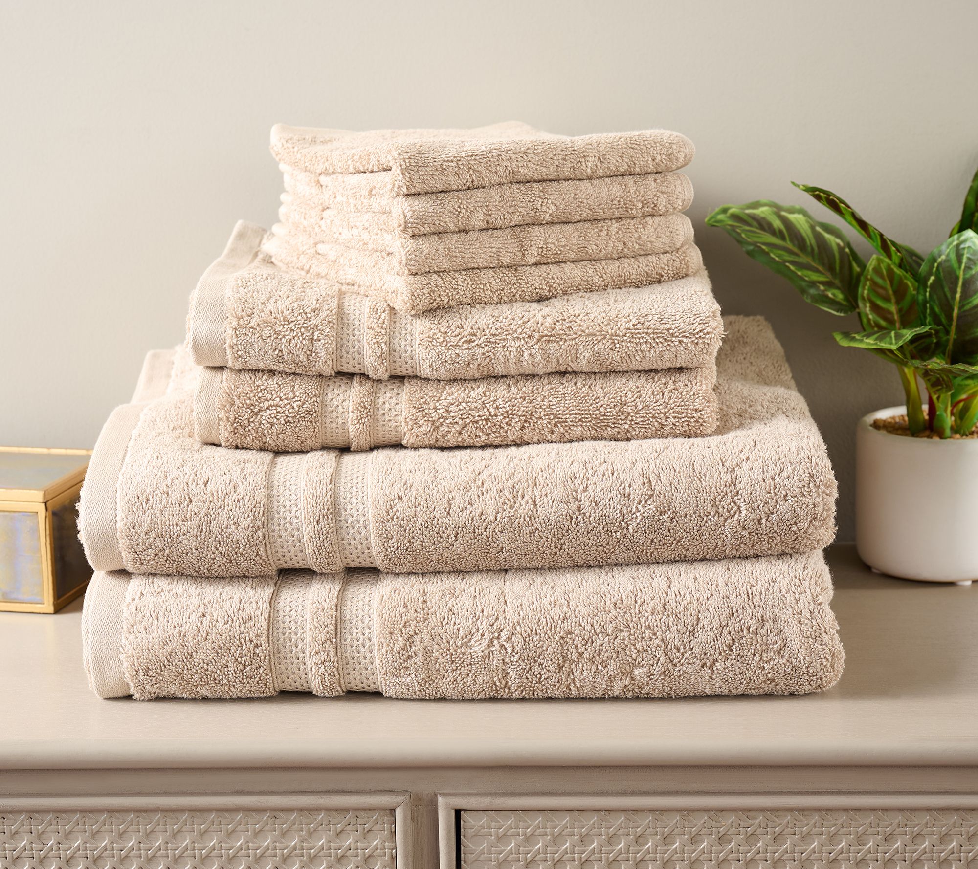 Northern Nights 8pc Organic Towel Set