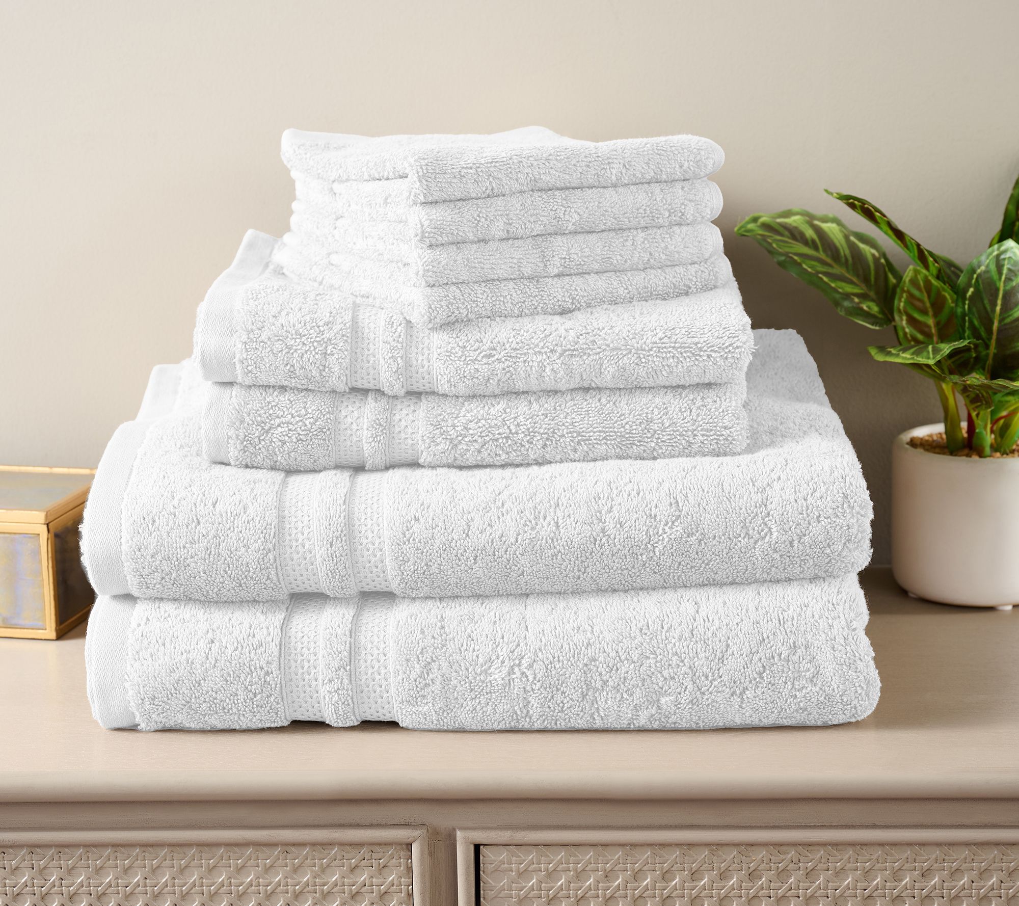 Northern Nights 8pc Organic Towel Set