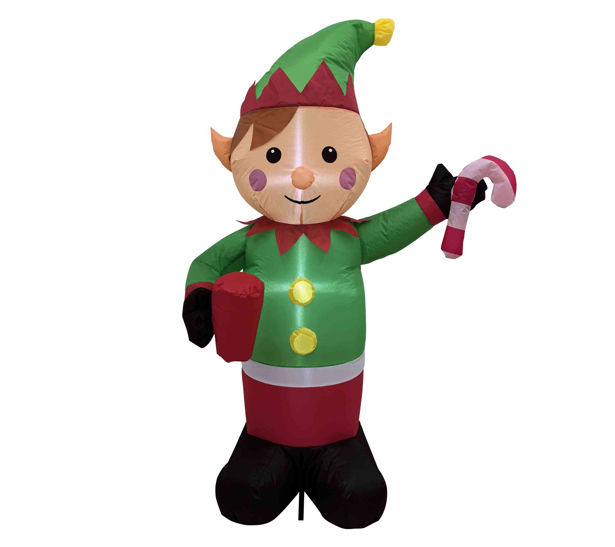 Northlight Lighted Inflatable Elf Yard Christmas Decor 4.25'