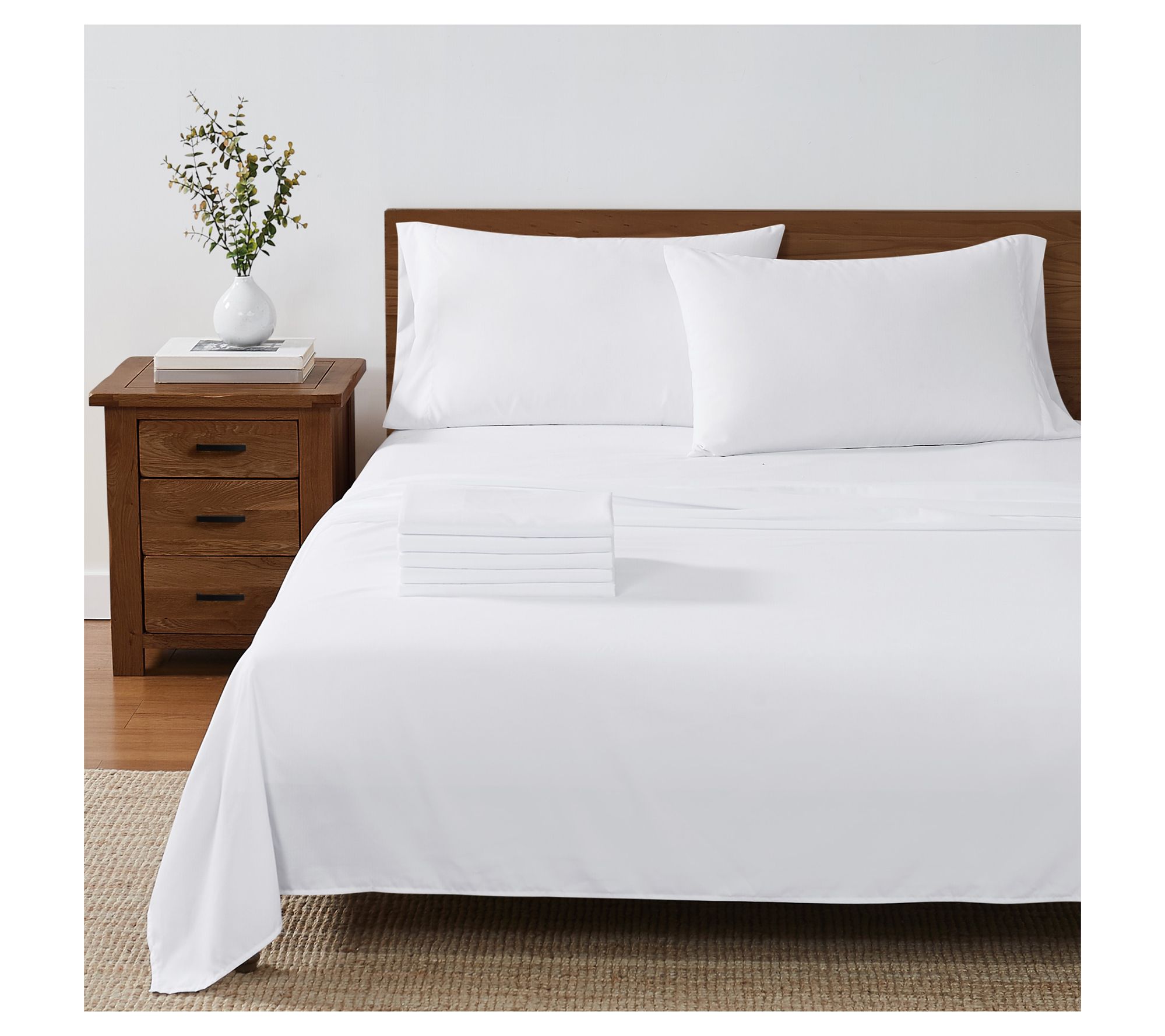 Truly Soft Hospitality 6-Piece Full Flat SheetSet