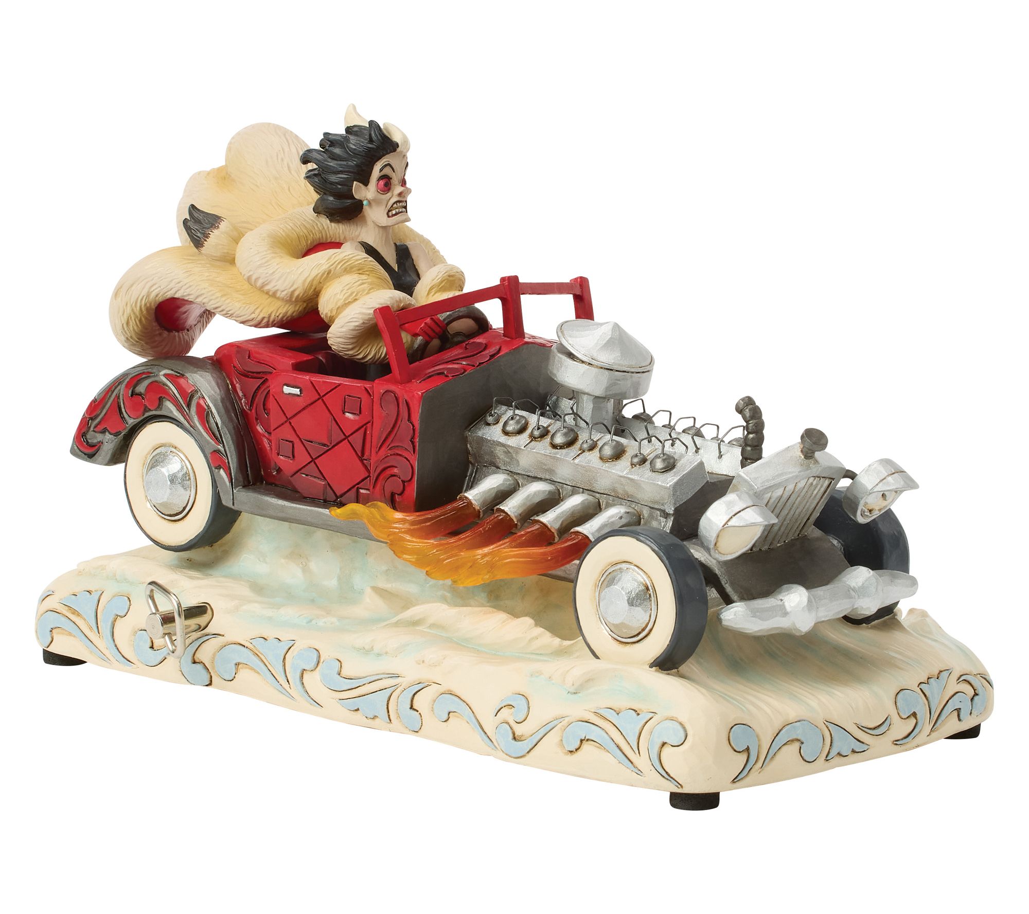Jim Shore Disney Traditions Cruella Car Scene Musical Figurine