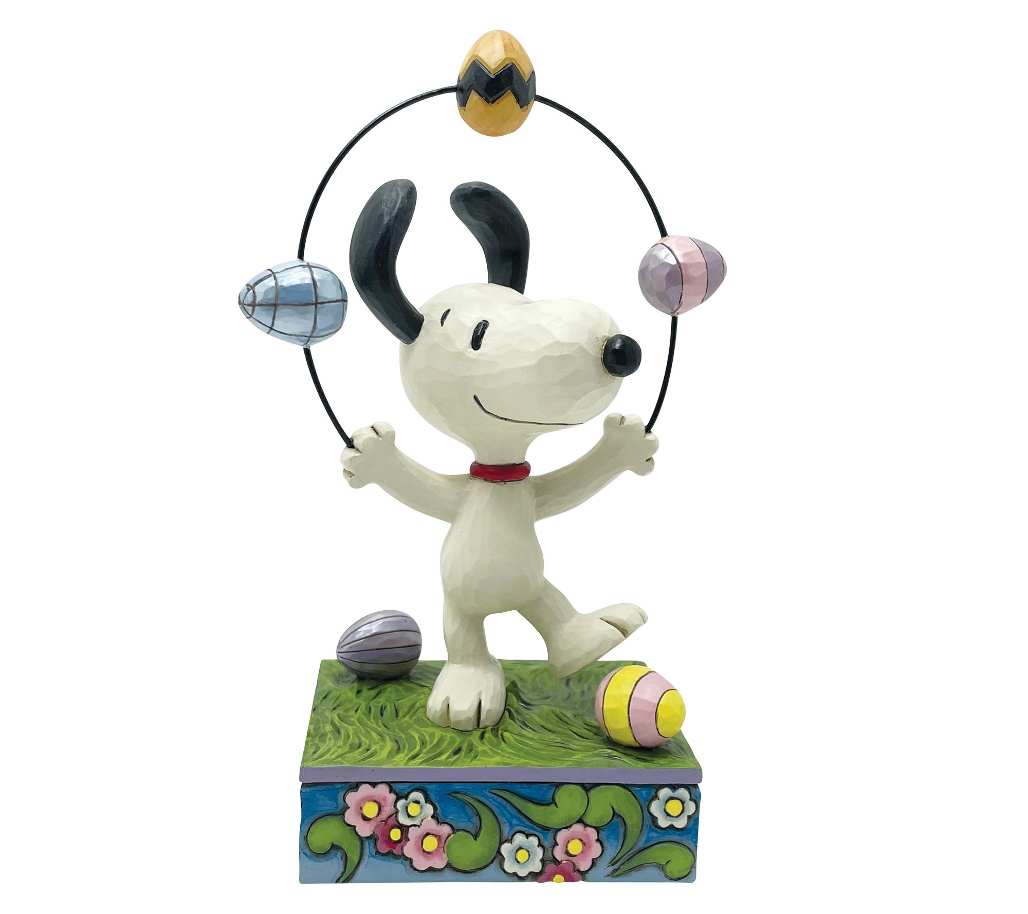 Peanuts by Jim Shore Snoopy Juggling Eggs Figurine 6.1in H
